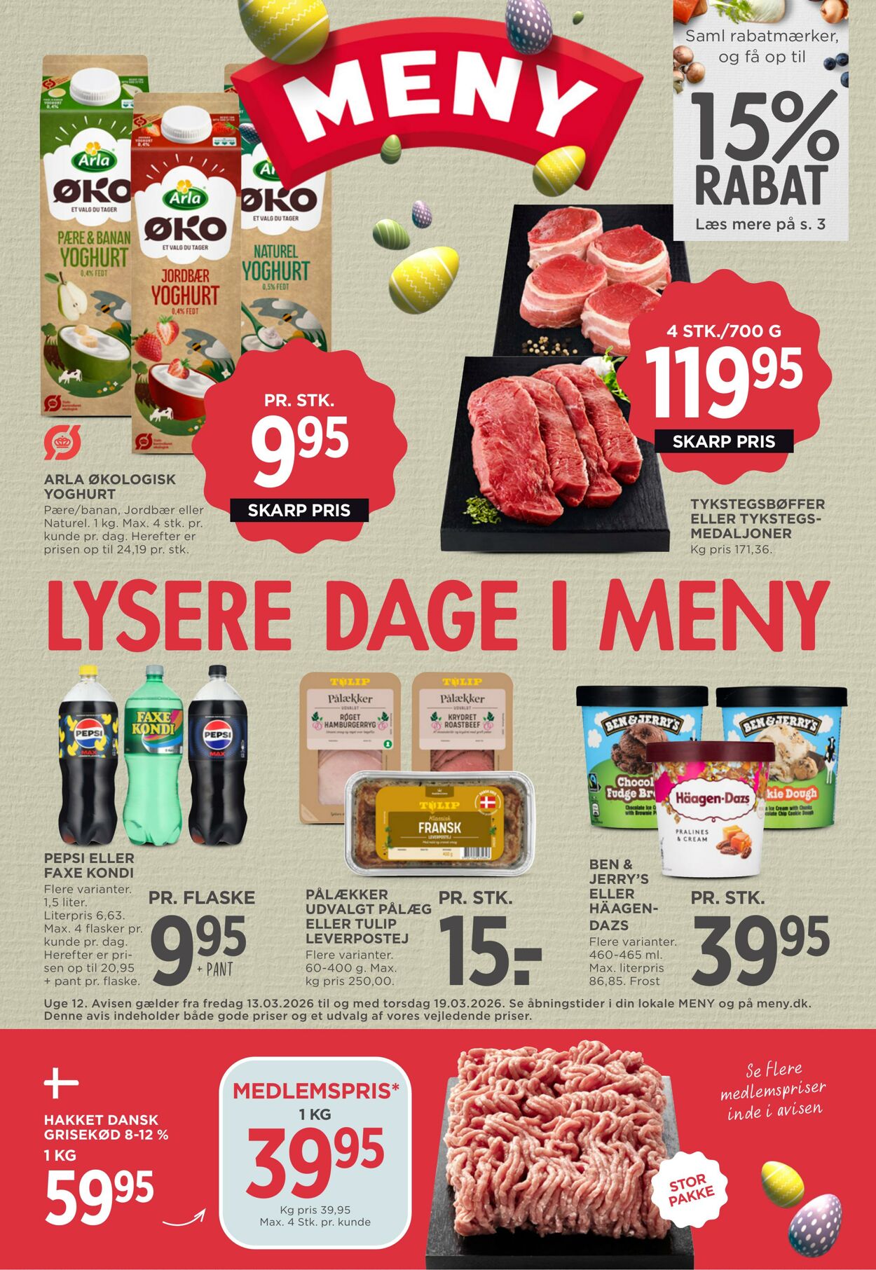 Tilbud Meny 13.03.2026 - 19.03.2026