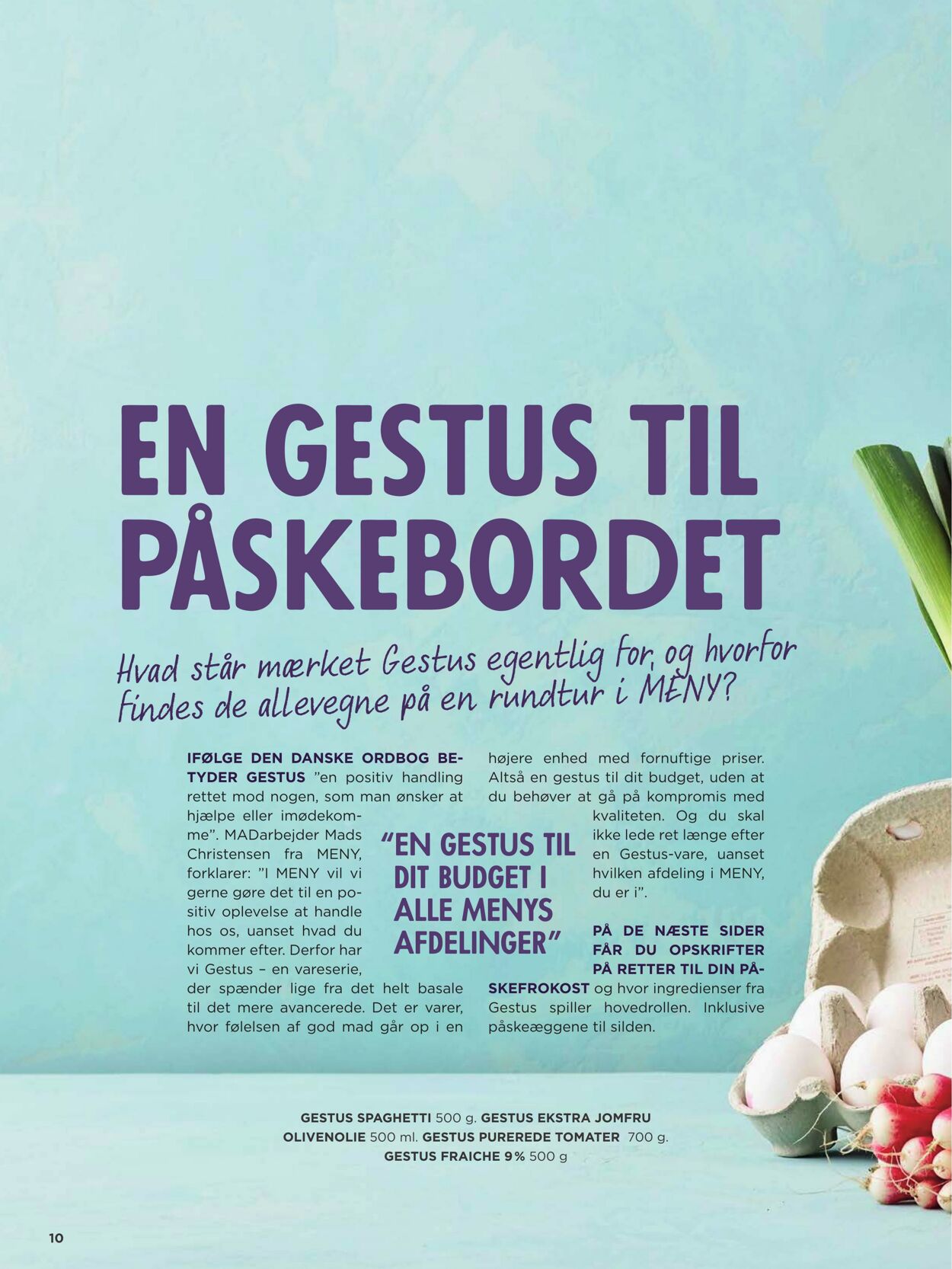 Tilbud Meny 01.03.2026 - 31.03.2026