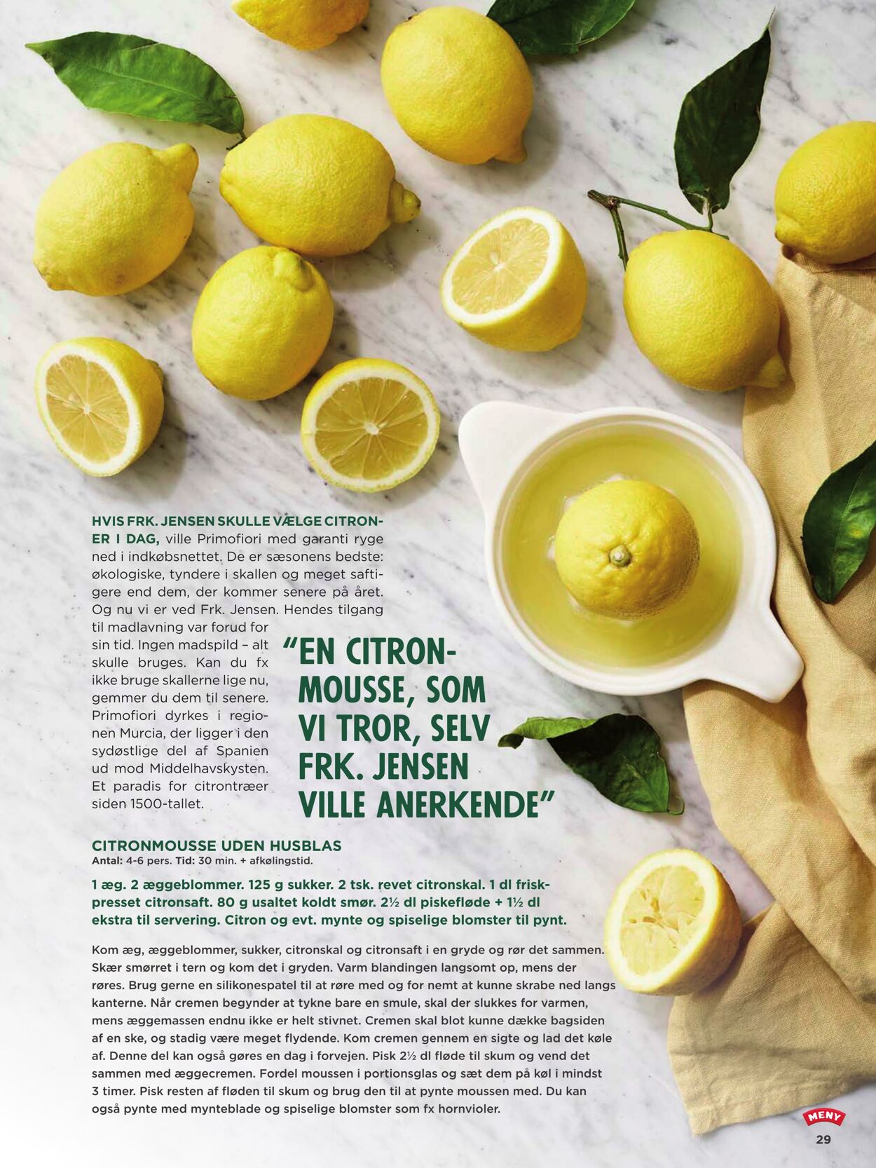 Tilbud Meny 01.03.2026 - 31.03.2026