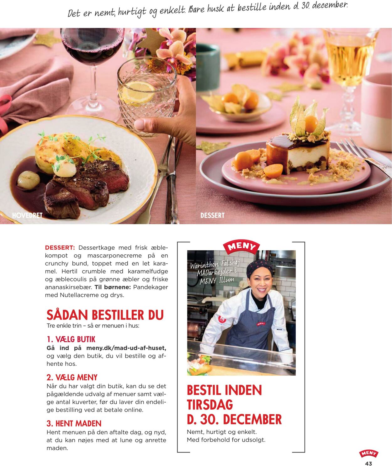 Tilbud Meny 01.12.2025 - 31.12.2025