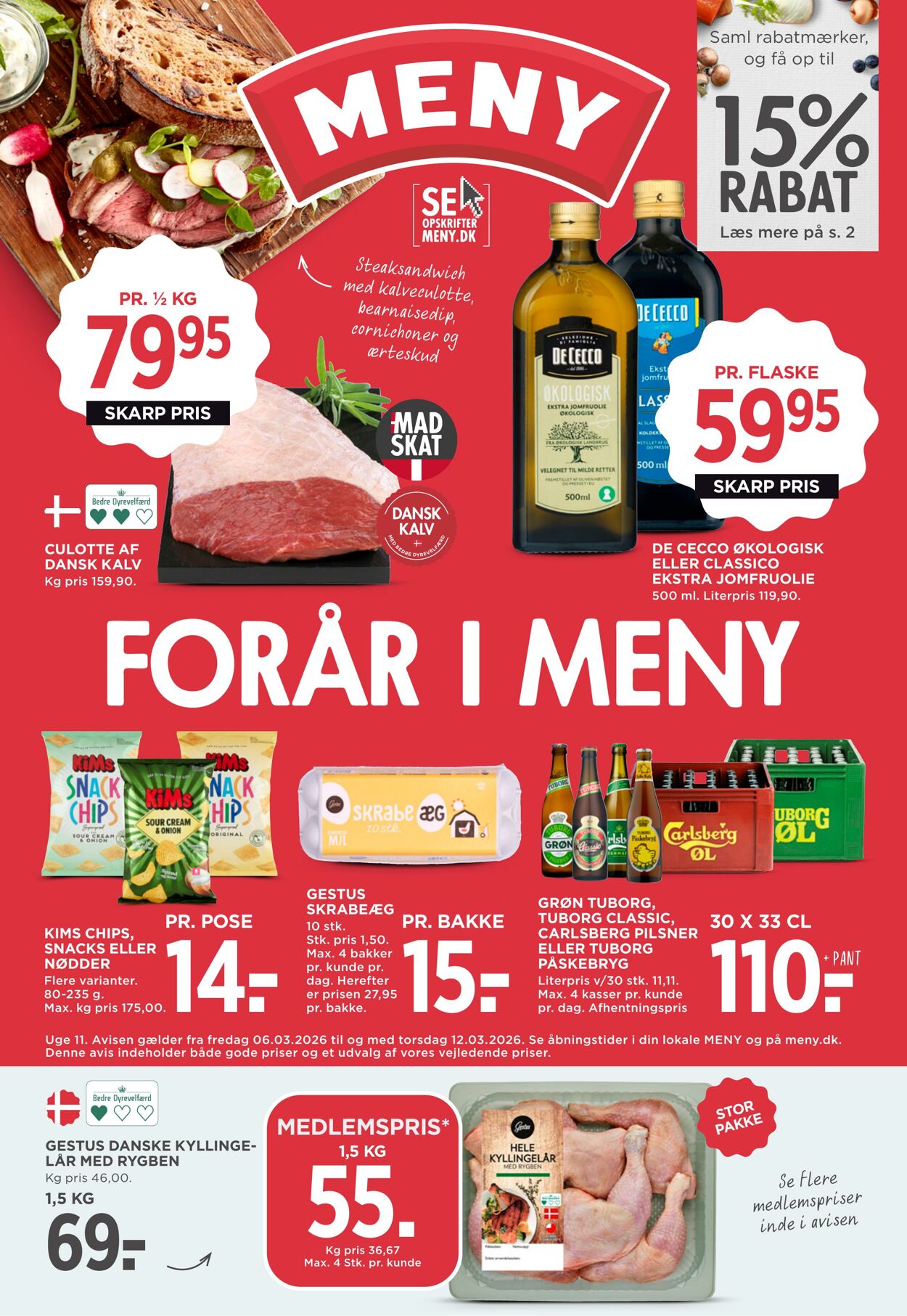 Tilbud Meny 01.03.2026 - 31.03.2026