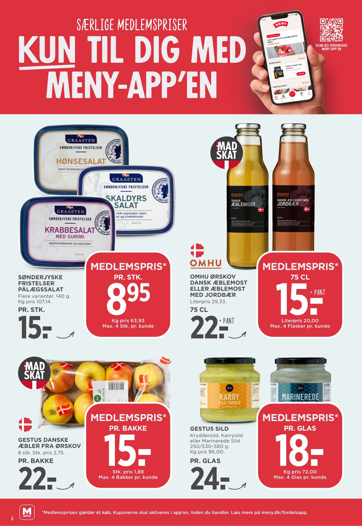 Tilbud Meny 01.03.2026 - 31.03.2026