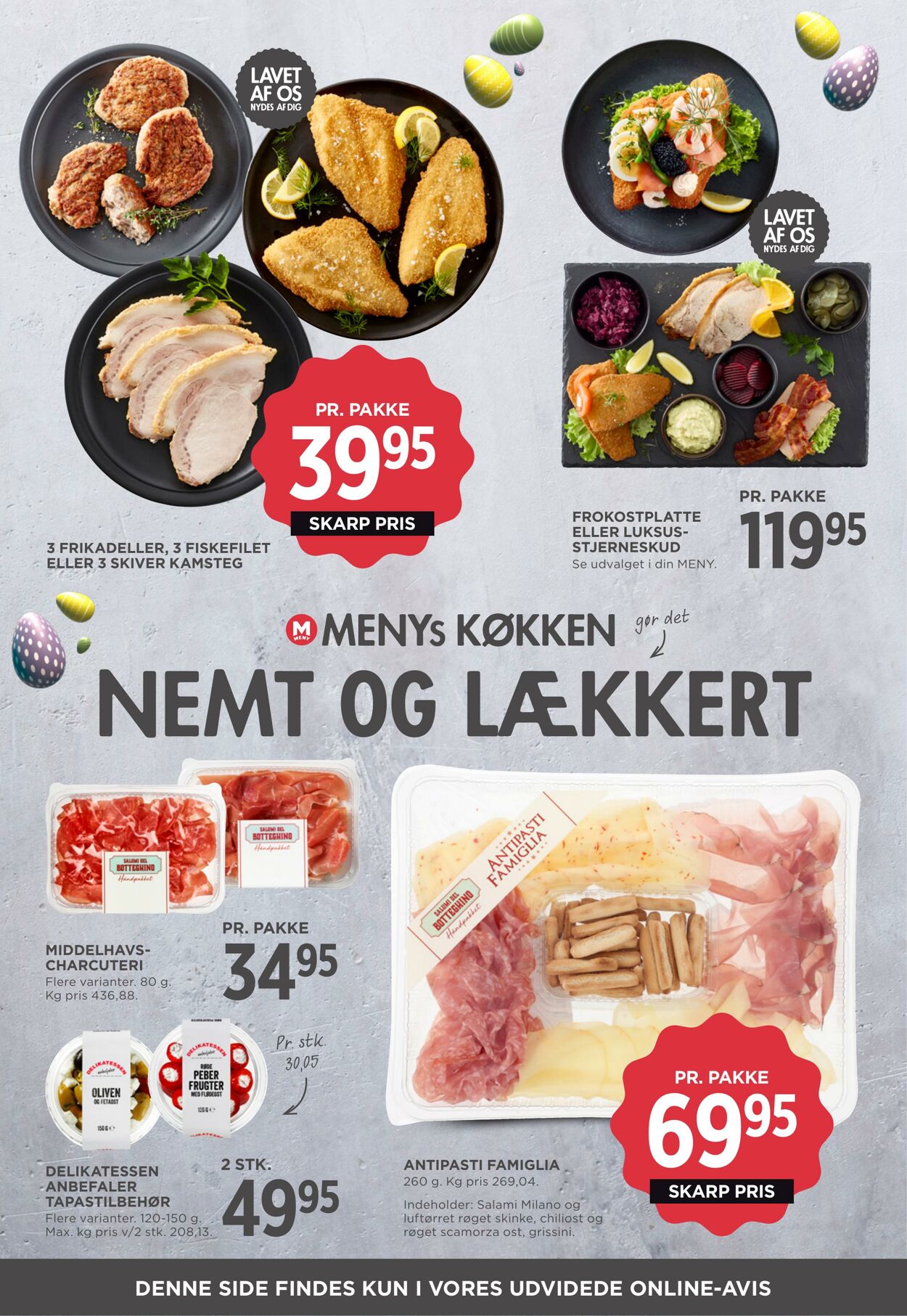 Tilbud Meny 01.03.2026 - 31.03.2026