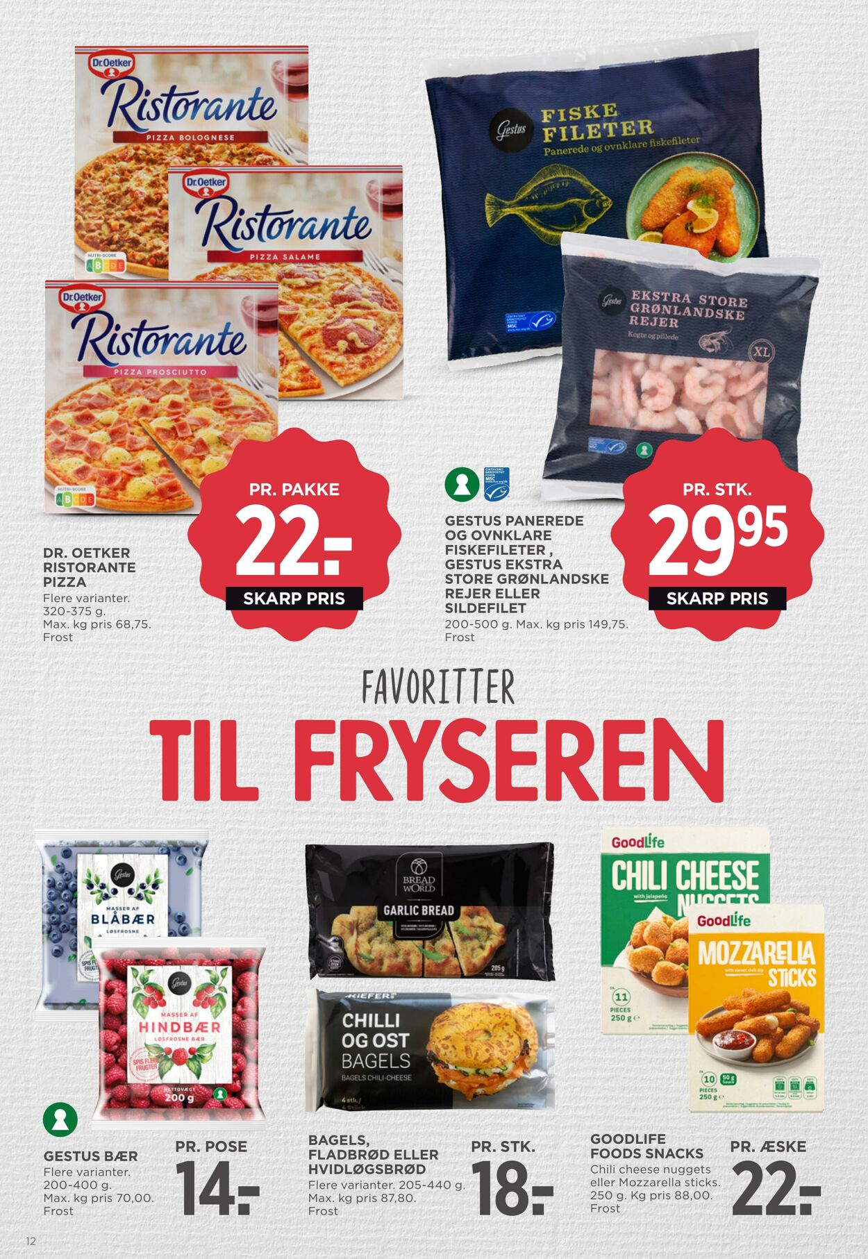 Tilbud Meny 01.04.2026 - 30.04.2026
