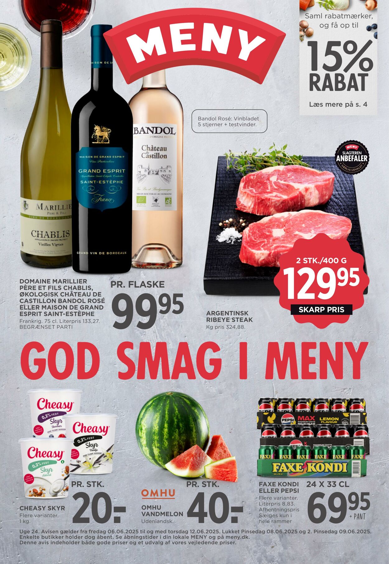 Tilbud Meny - MENY uge 2425 1 jun, 2025 - 30 jun, 2025