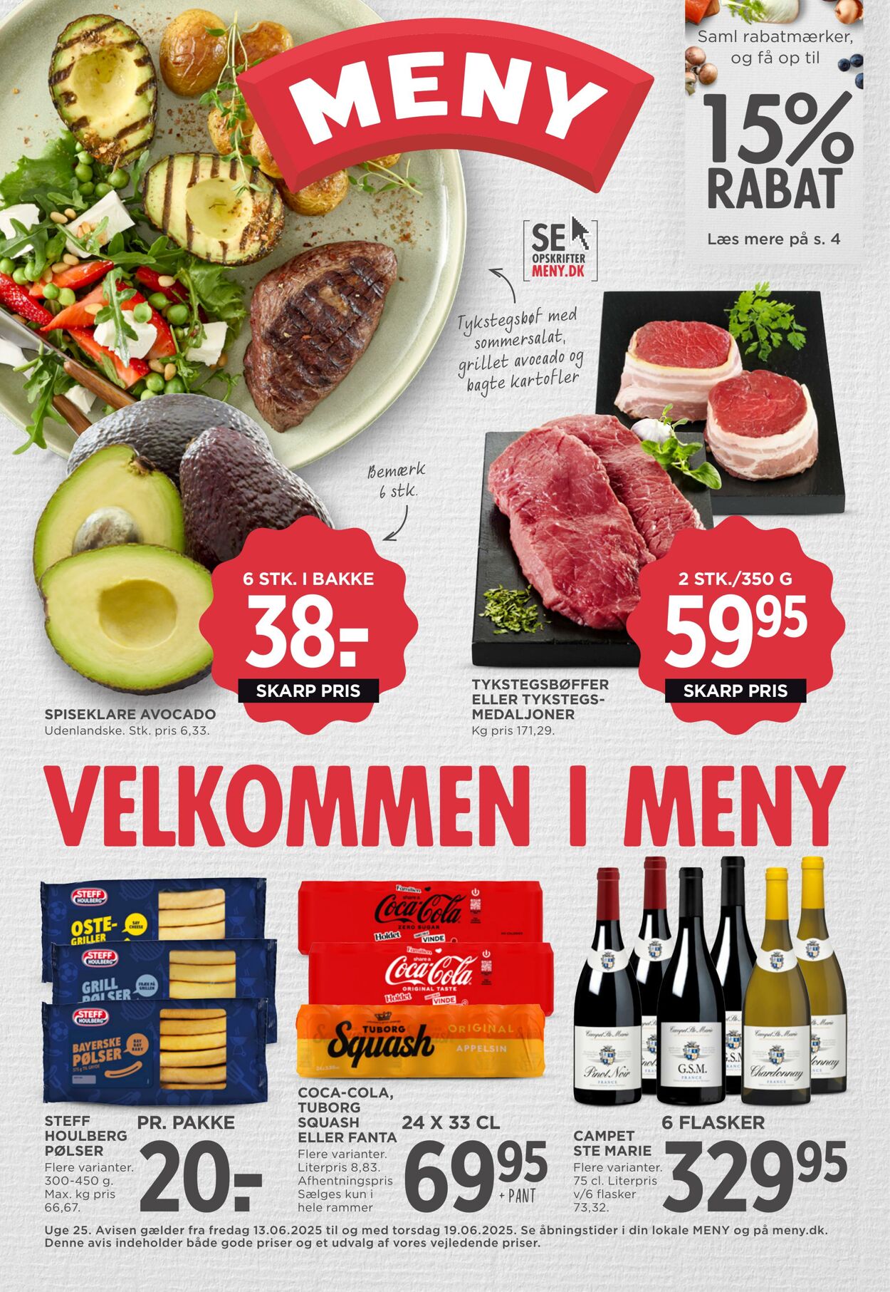Tilbud Meny 13.06.2025 - 19.06.2025