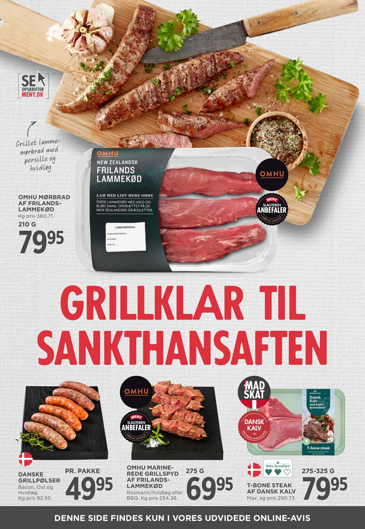 Tilbud Meny 01.06.2025 - 30.06.2025