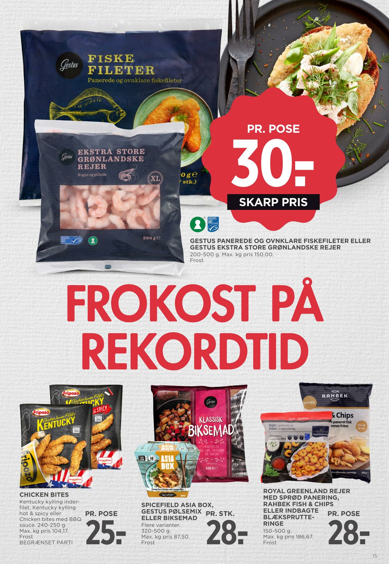 Tilbud Meny 01.06.2025 - 30.06.2025