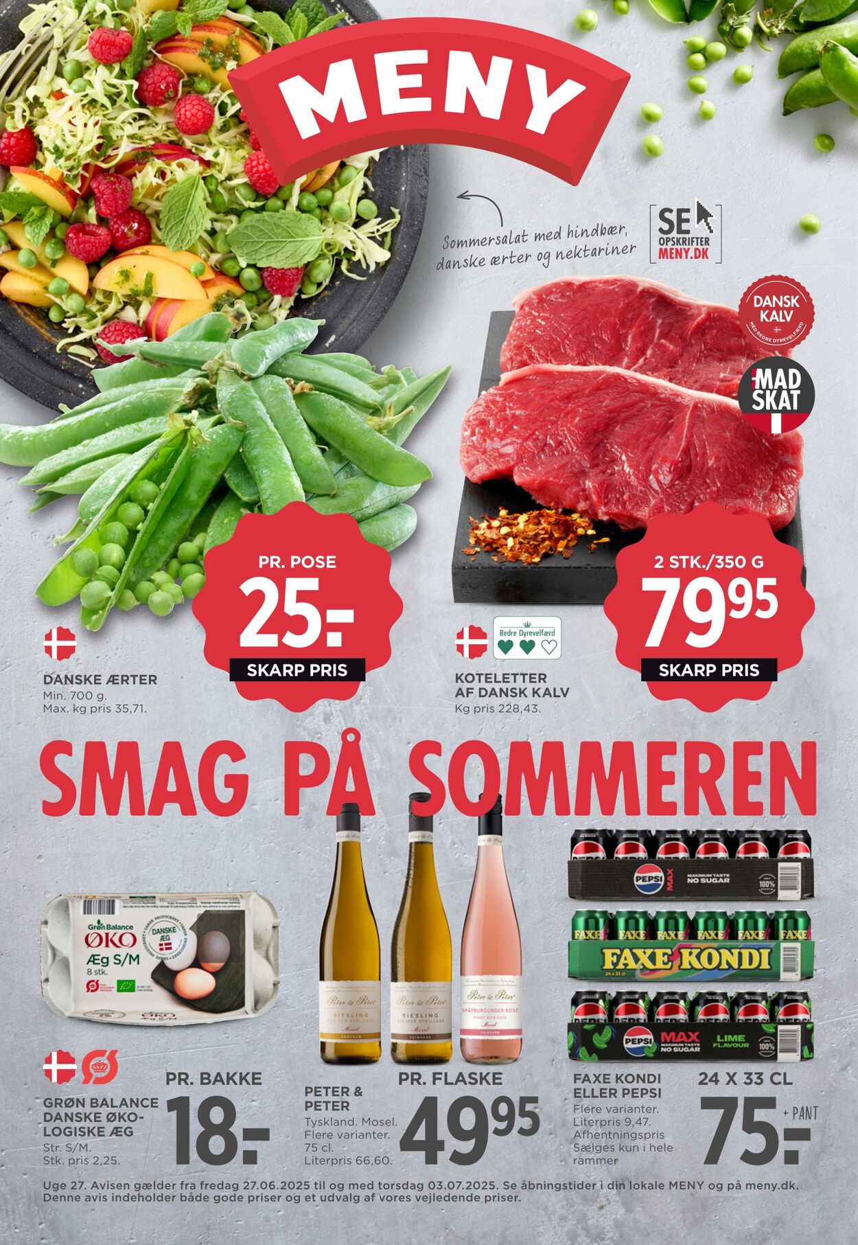 Tilbud Meny 27.06.2025 - 03.07.2025