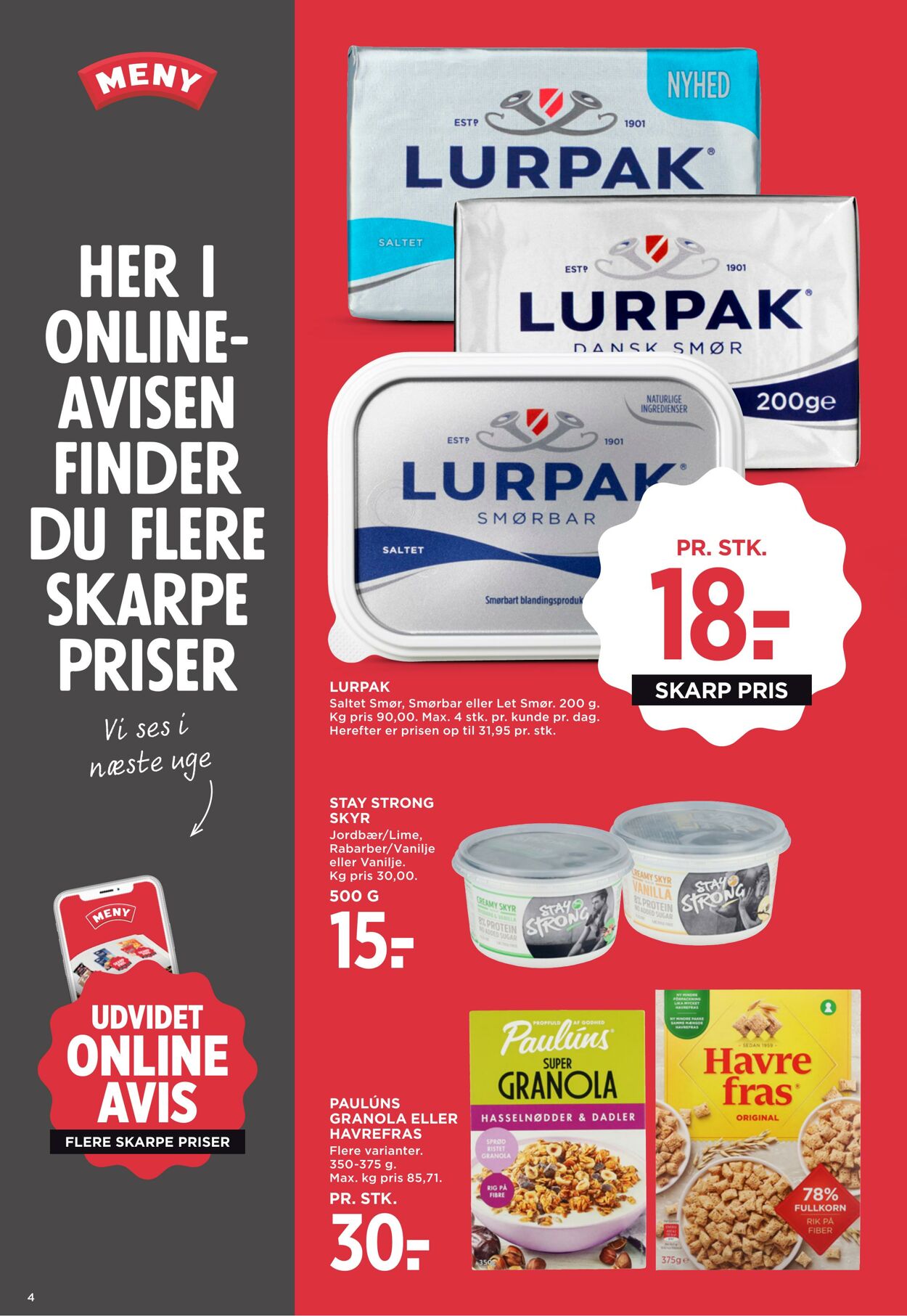 Tilbud Meny 11.07.2025 - 17.07.2025