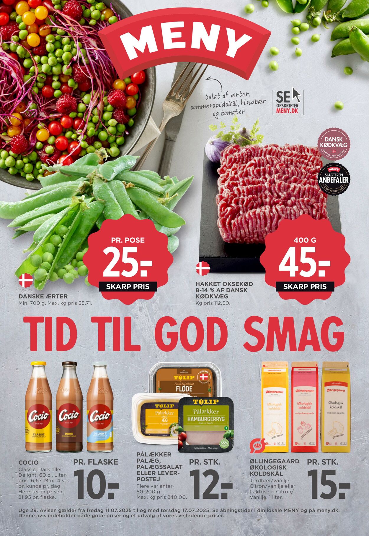 Tilbud Meny 11.07.2025 - 17.07.2025