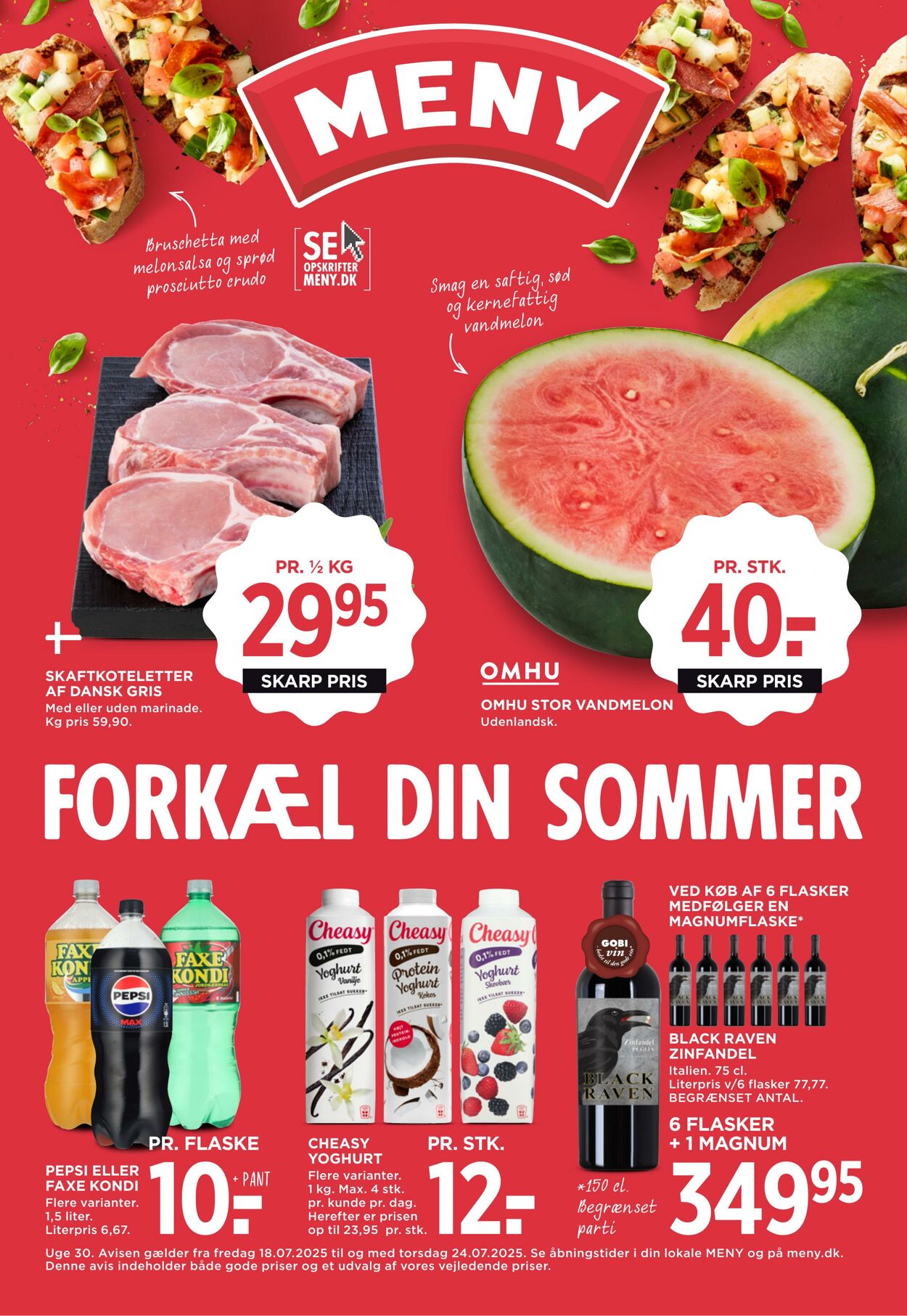 Tilbud Meny 18.07.2025 - 24.07.2025