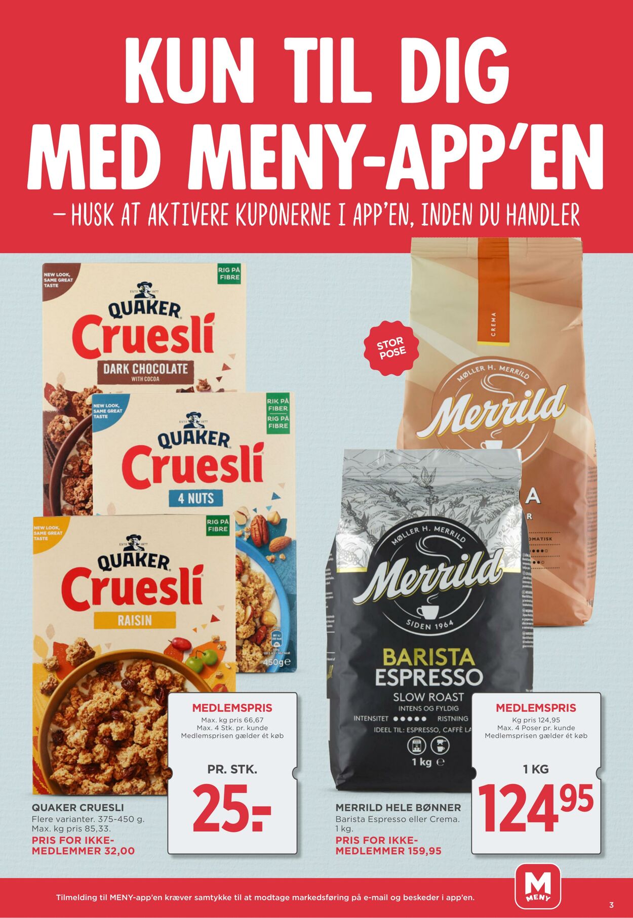 Tilbud Meny 25.07.2025 - 31.07.2025