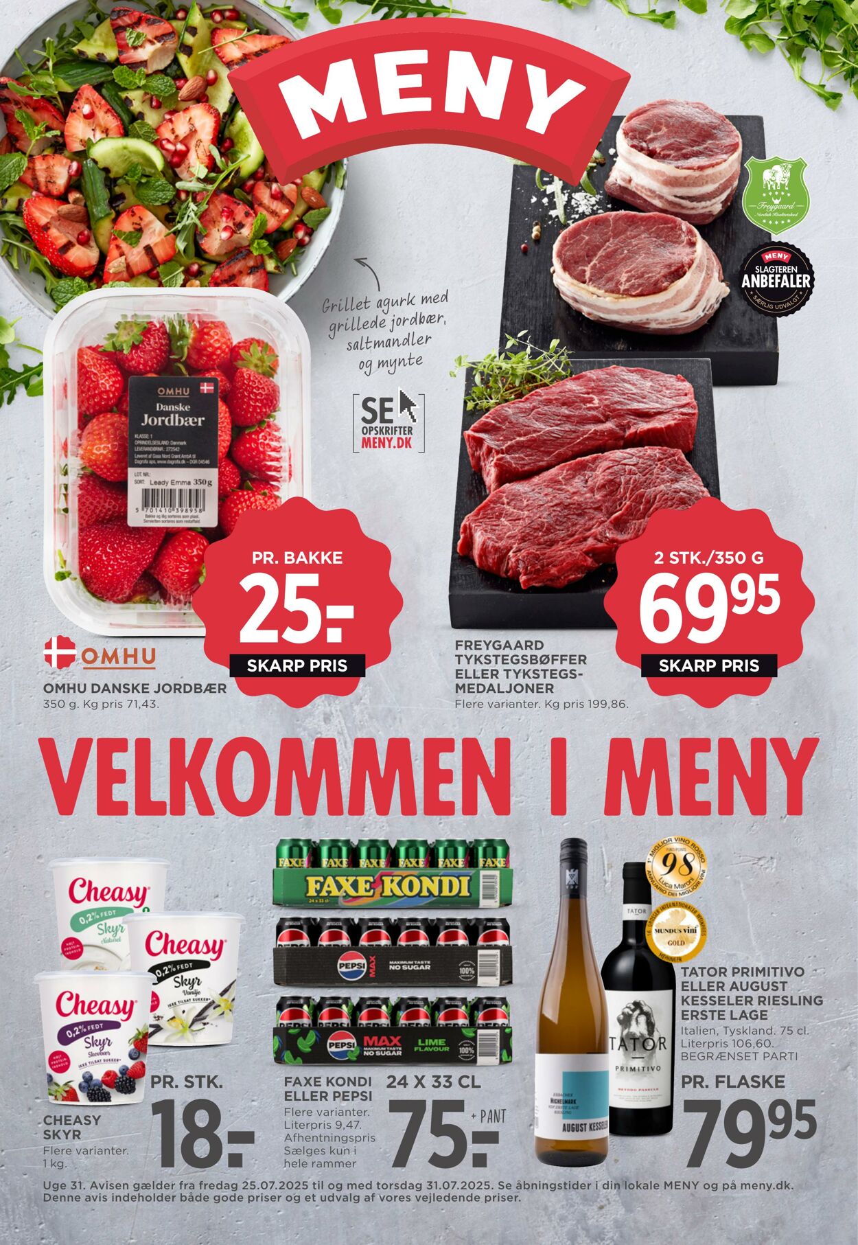 Tilbud Meny 25.07.2025 - 31.07.2025