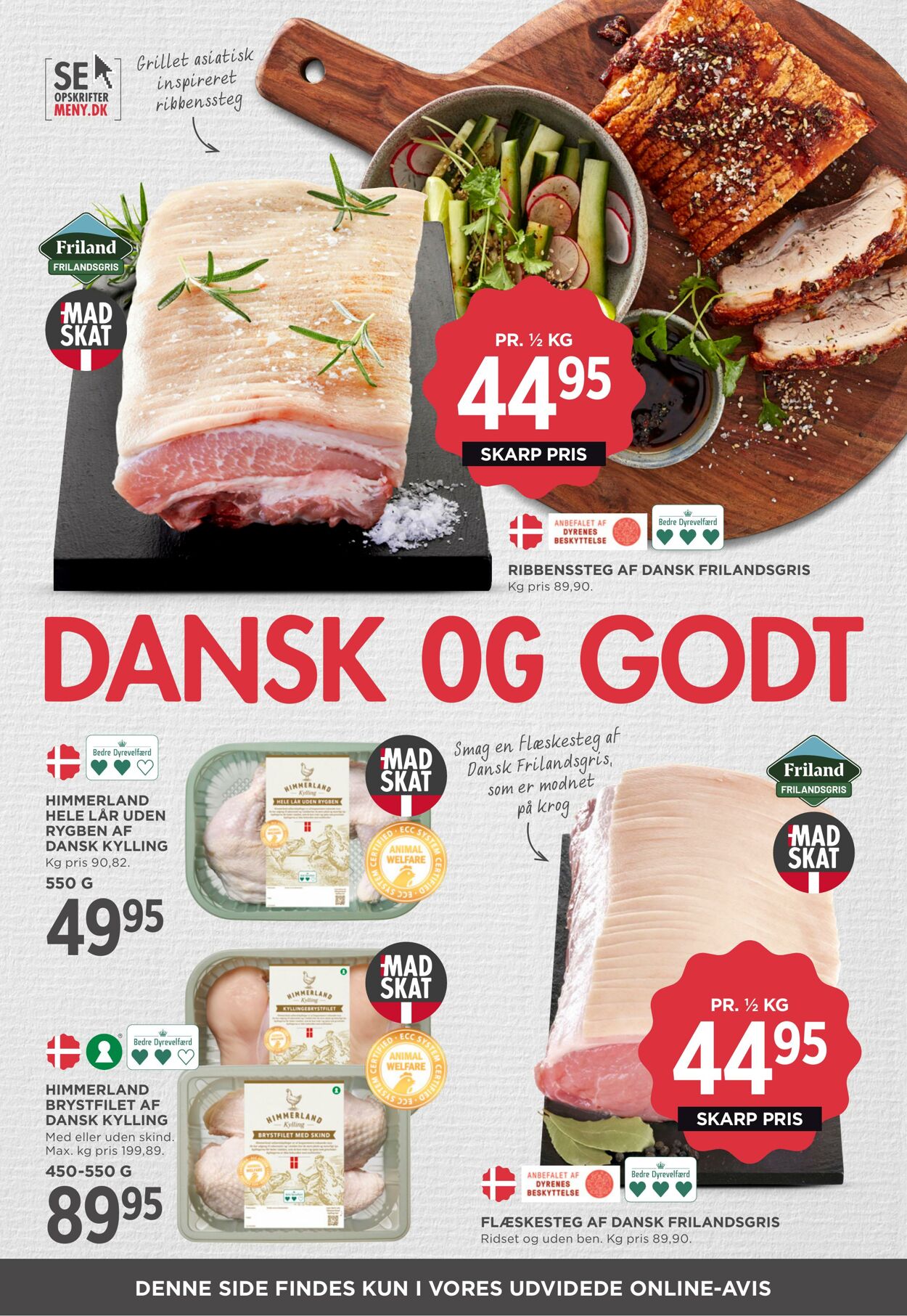 Tilbud Meny 01.07.2025 - 31.07.2025