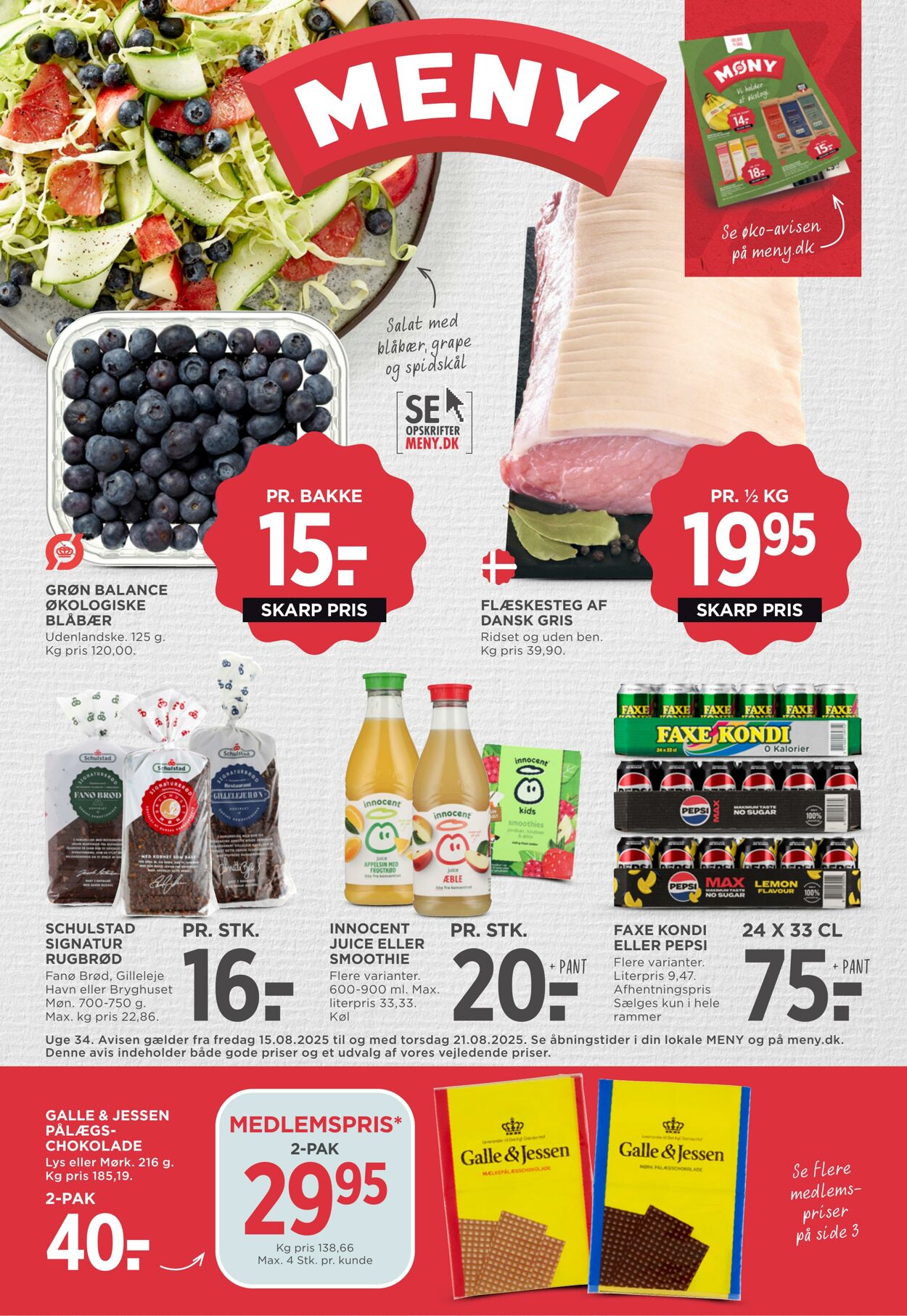 Tilbud Meny 15.08.2025 - 21.08.2025
