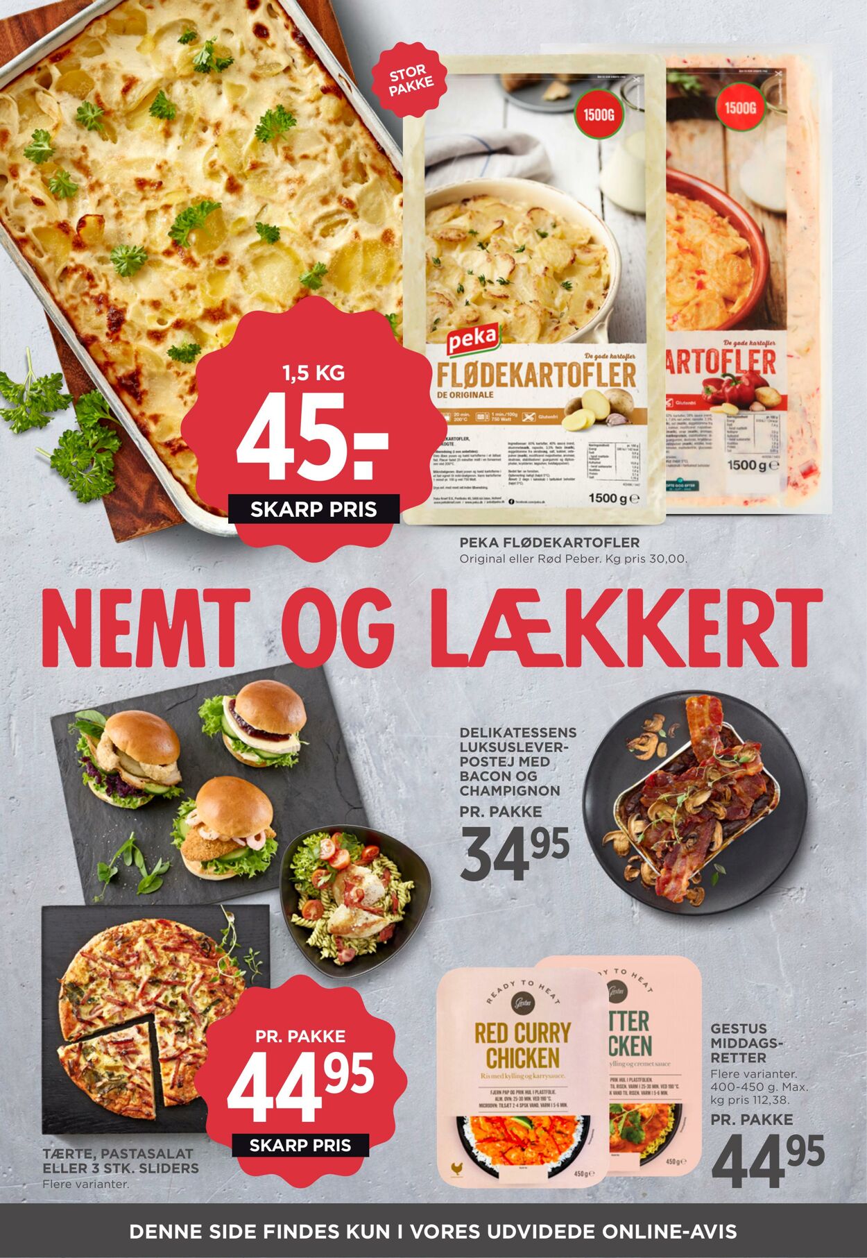 Tilbud Meny 01.08.2025 - 31.08.2025