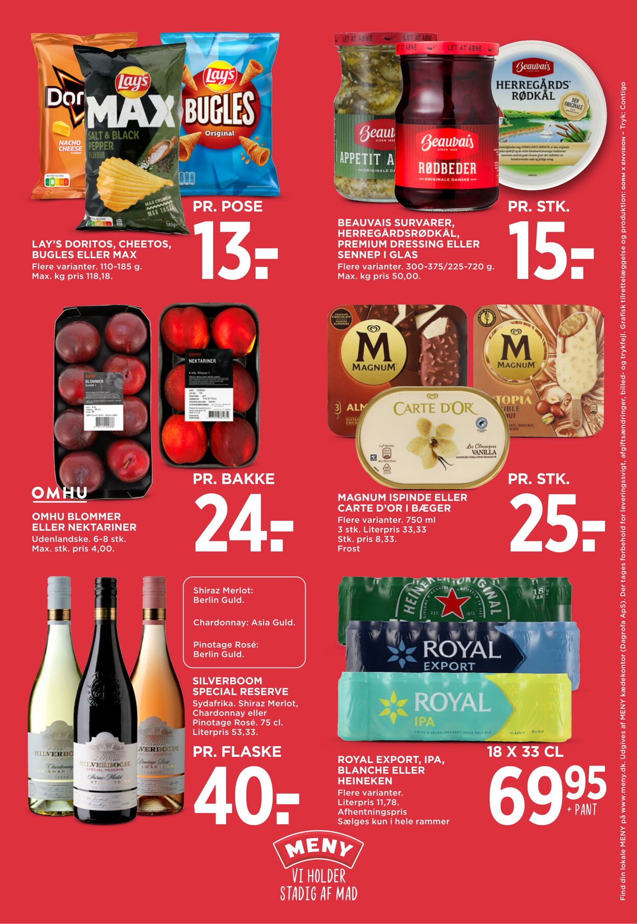 Tilbud Meny 01.08.2025 - 31.08.2025