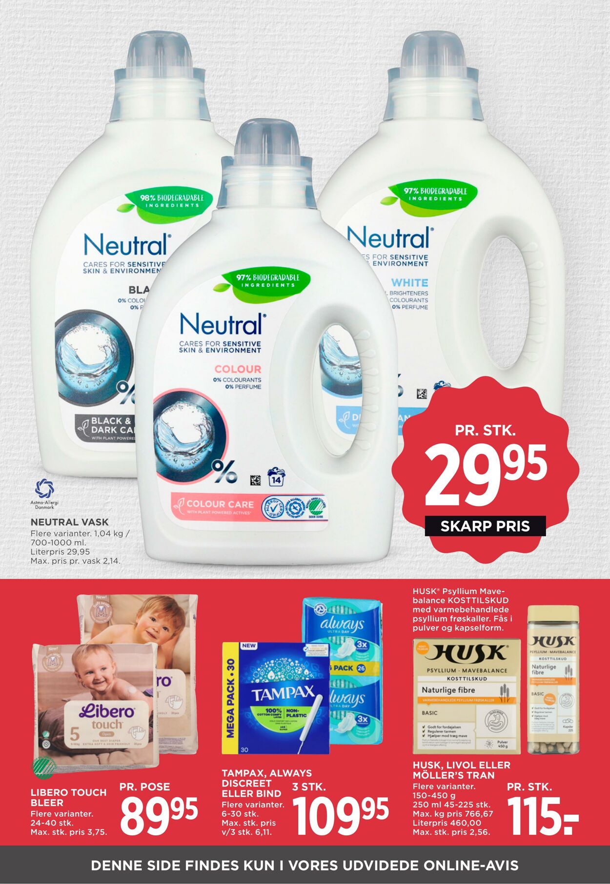 Tilbud Meny 01.08.2025 - 31.08.2025