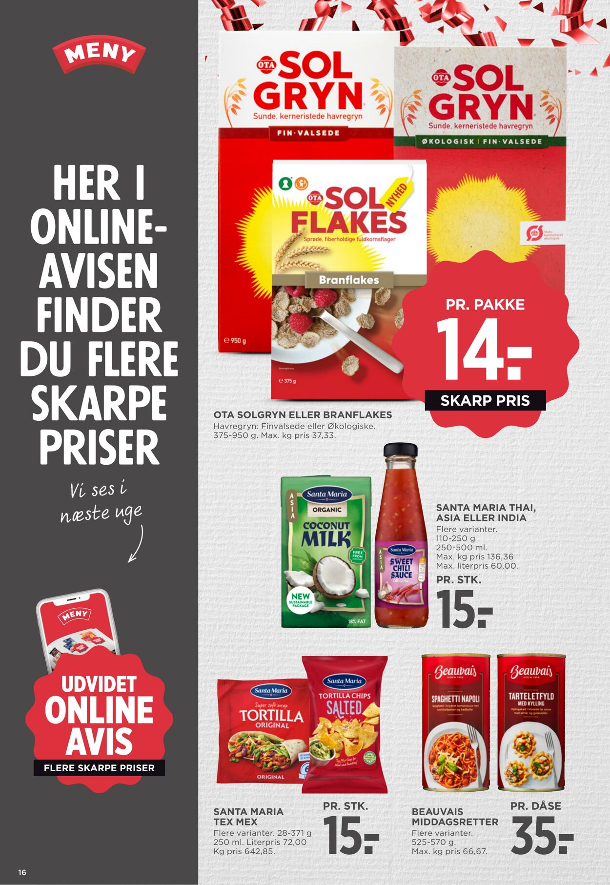 Tilbud Meny 05.09.2025 - 11.09.2025