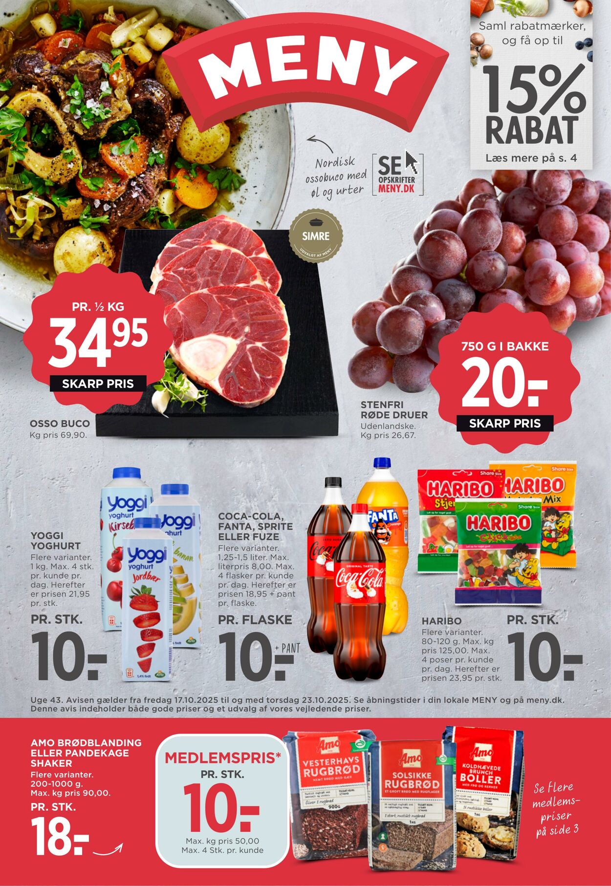 Tilbud Meny 01.10.2025 - 31.10.2025