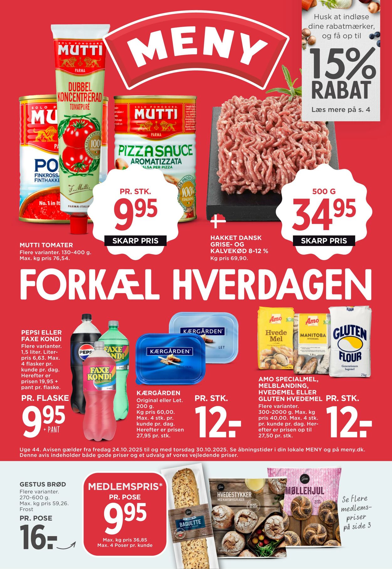 Tilbud Meny 01.10.2025 - 31.10.2025