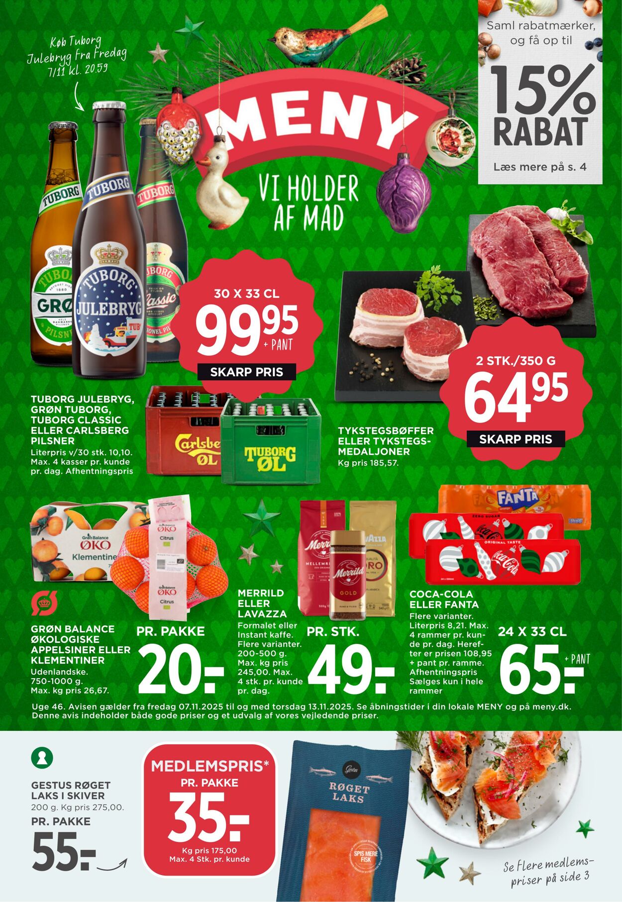 Tilbud Meny 01.11.2025 - 30.11.2025