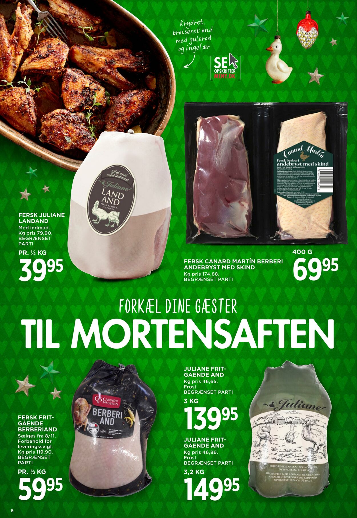 Tilbud Meny 01.11.2025 - 30.11.2025