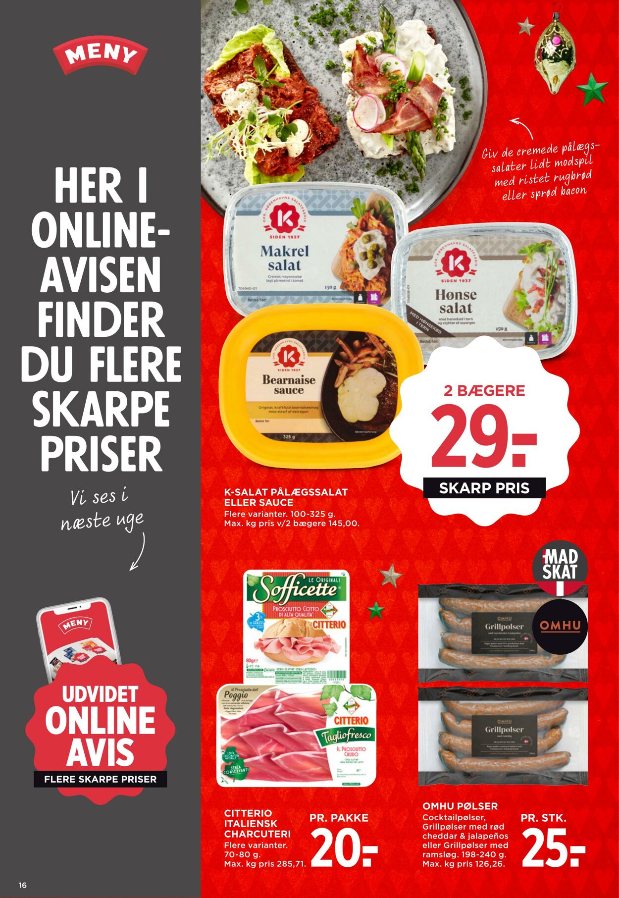 Tilbud Meny 01.11.2025 - 30.11.2025