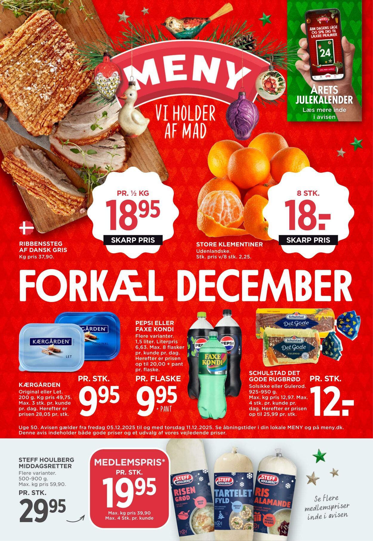 Tilbud Meny 01.12.2025 - 31.12.2025