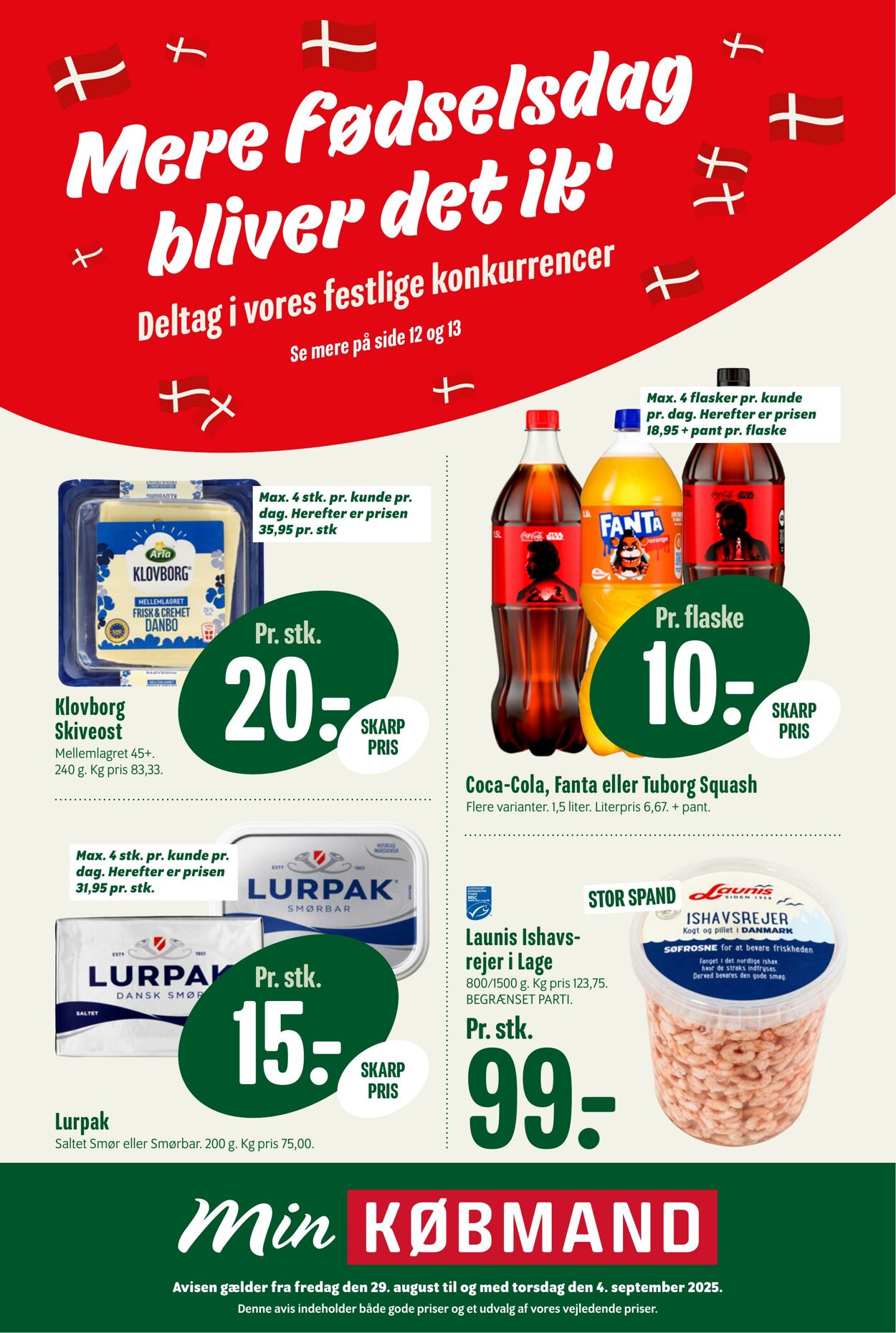 Tilbud Min Købmand 30.08.2025 - 05.09.2025