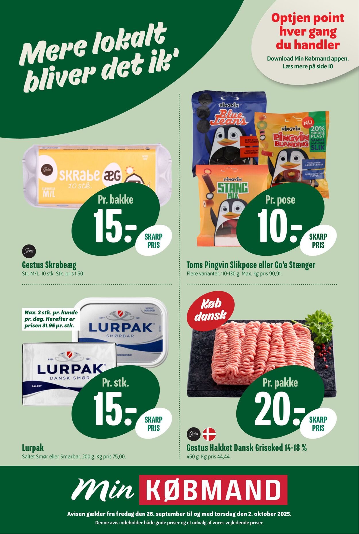 Tilbud Min Købmand 27.09.2025 - 03.10.2025