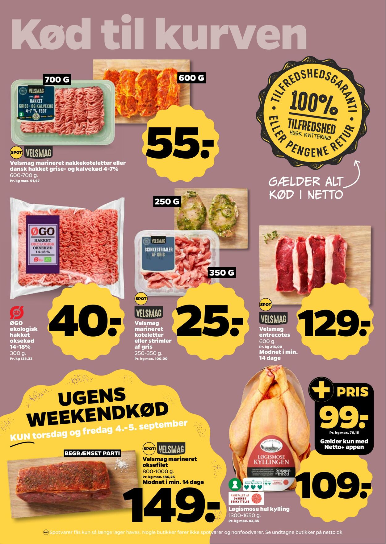 Tilbud Netto 29.08.2025 - 05.09.2025