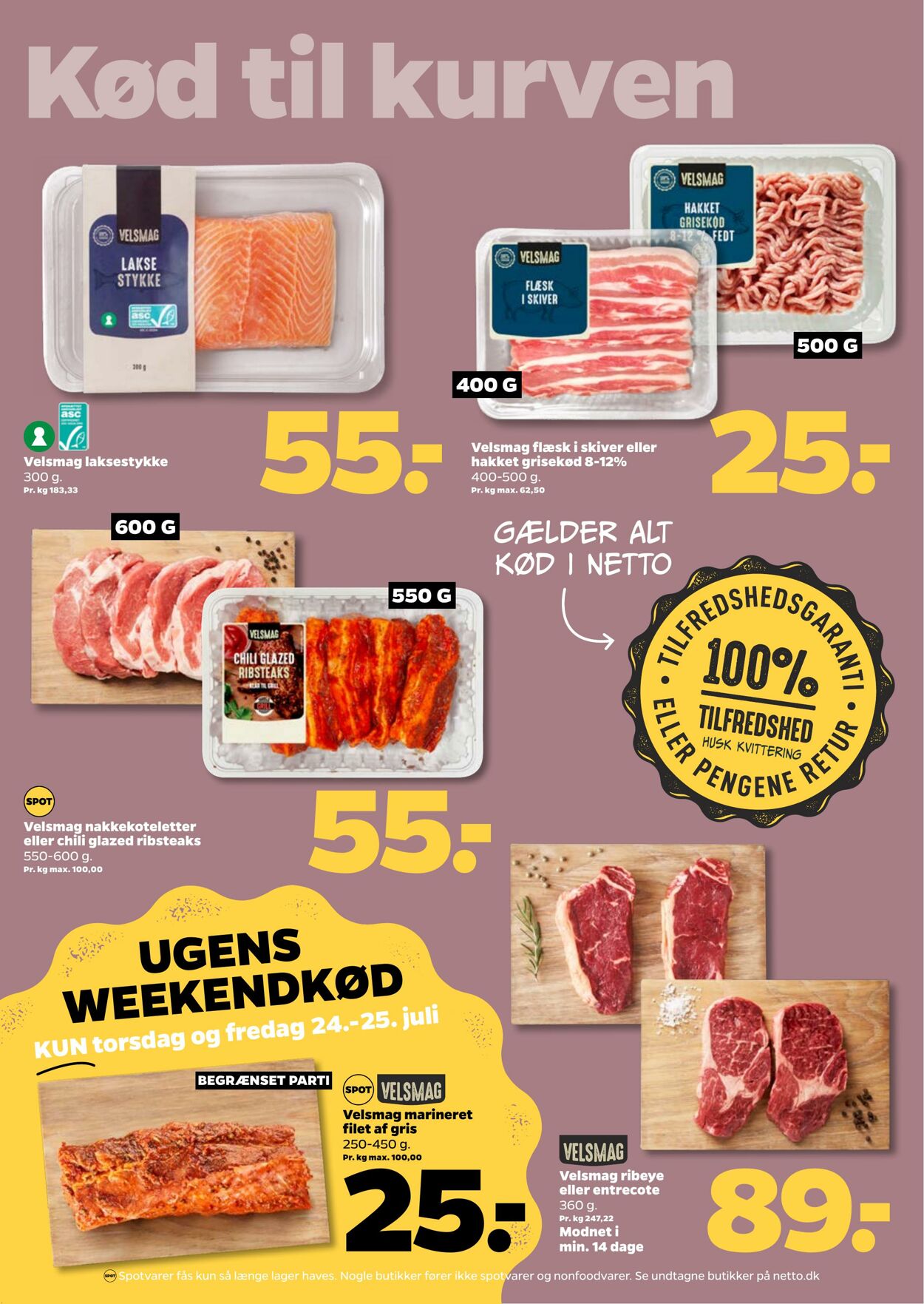 Tilbud Netto 18.07.2025 - 25.07.2025