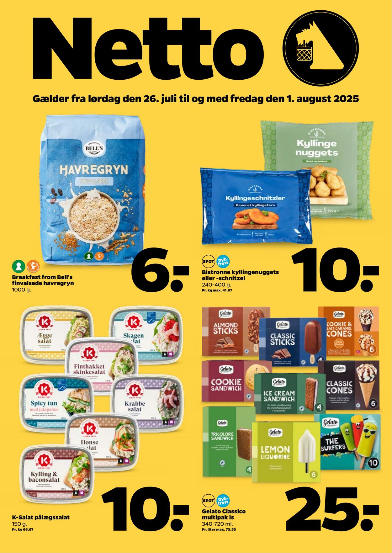 Tilbud Netto 25.07.2025 - 01.08.2025