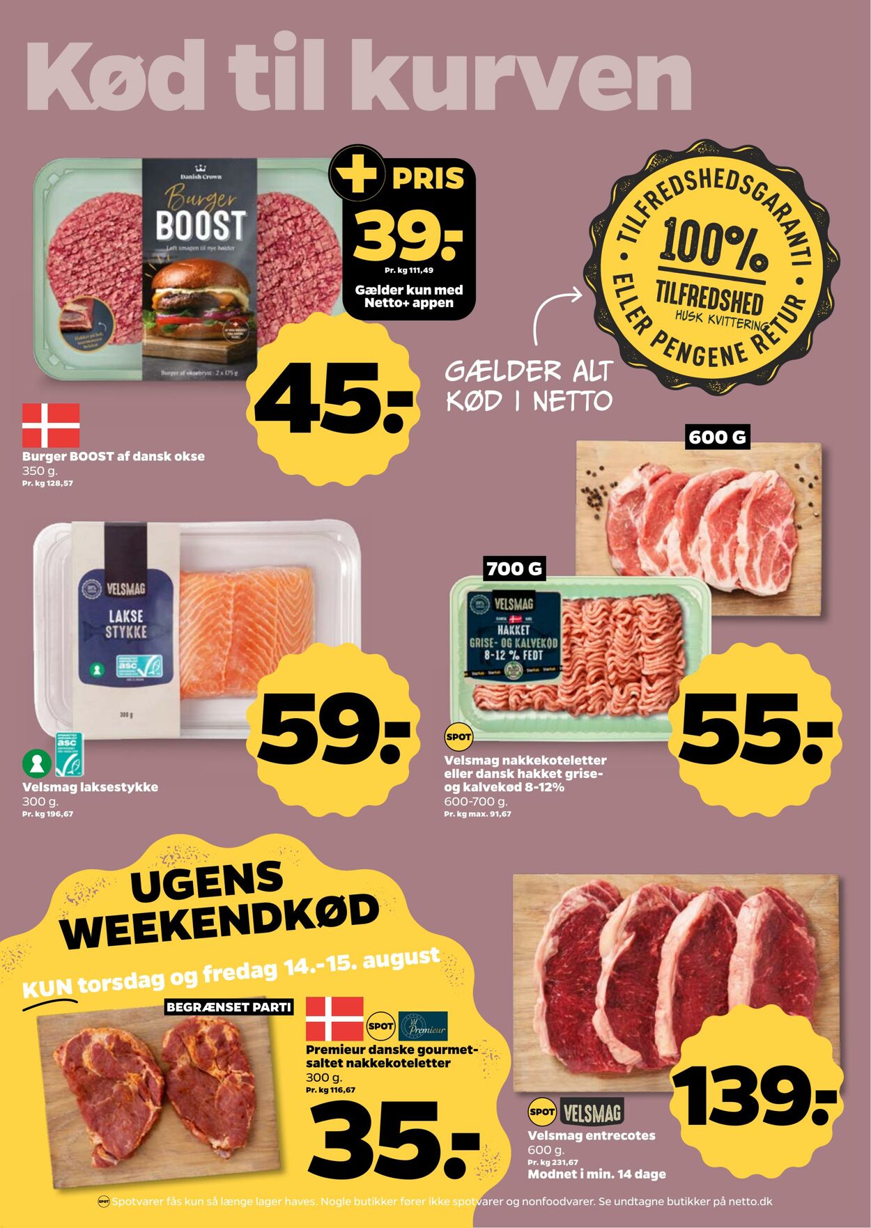Tilbud Netto 08.08.2025 - 15.08.2025