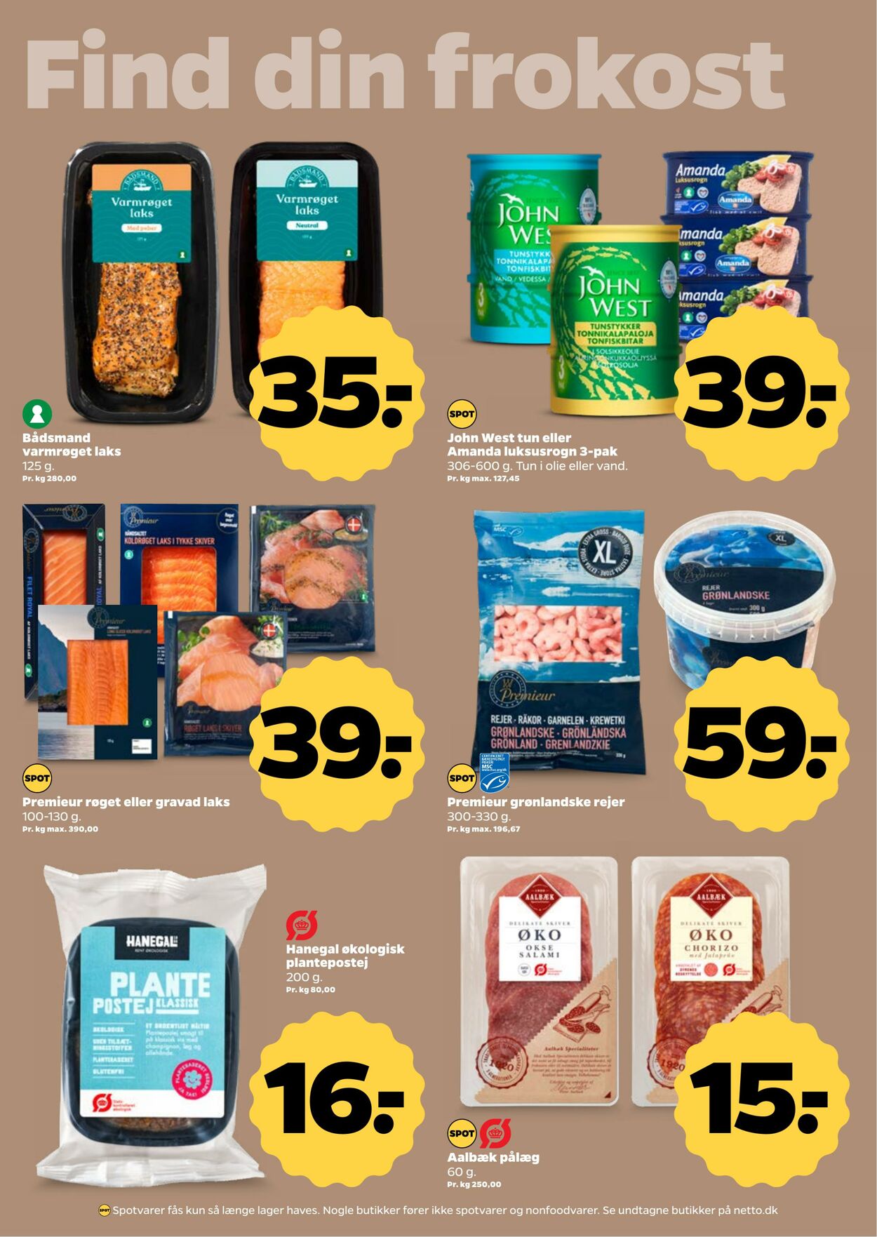 Tilbud Netto 15.08.2025 - 22.08.2025