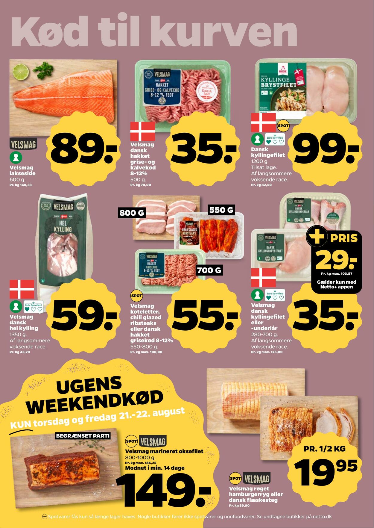 Tilbud Netto 15.08.2025 - 22.08.2025