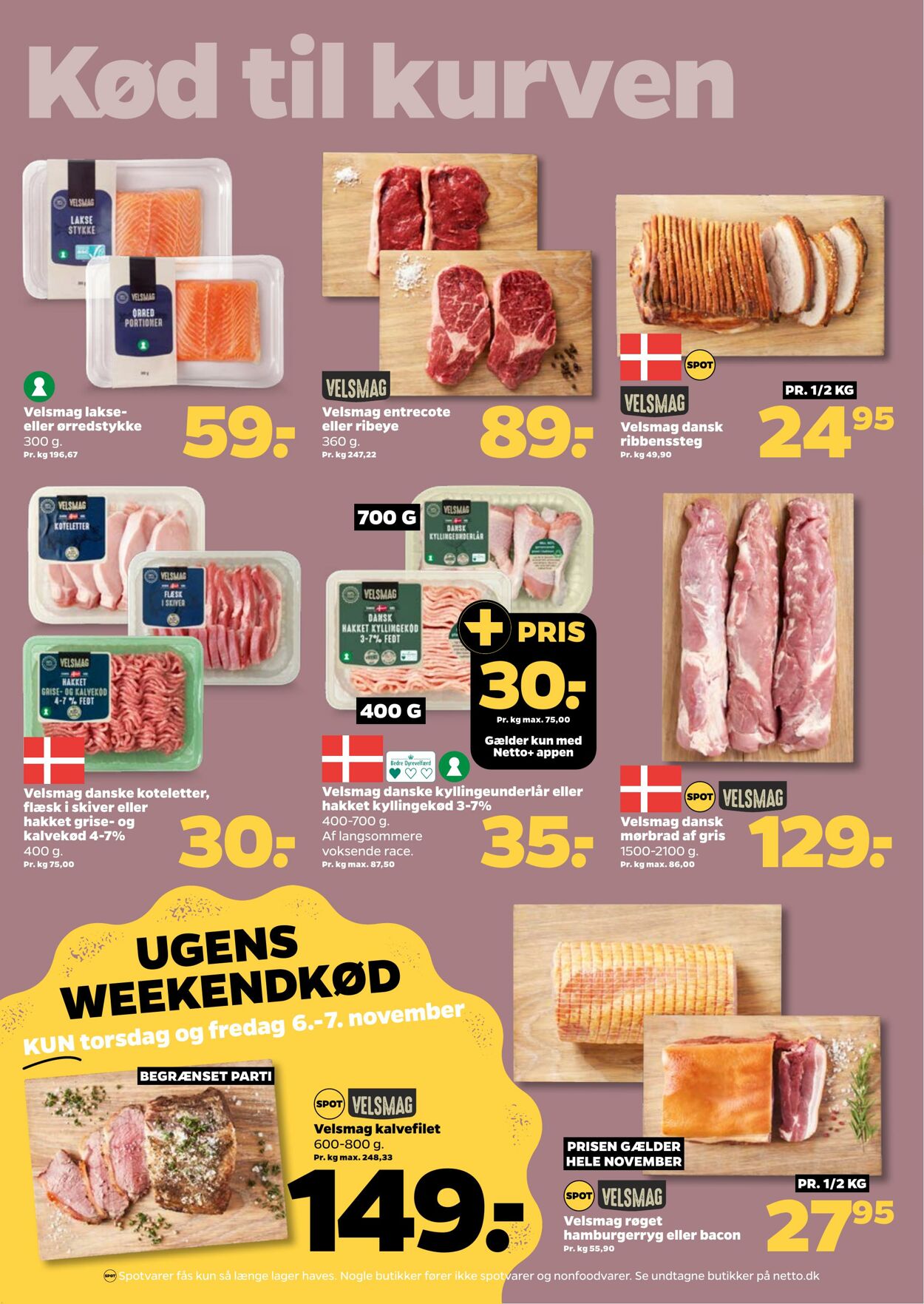 Tilbud Netto 31.10.2025 - 07.11.2025