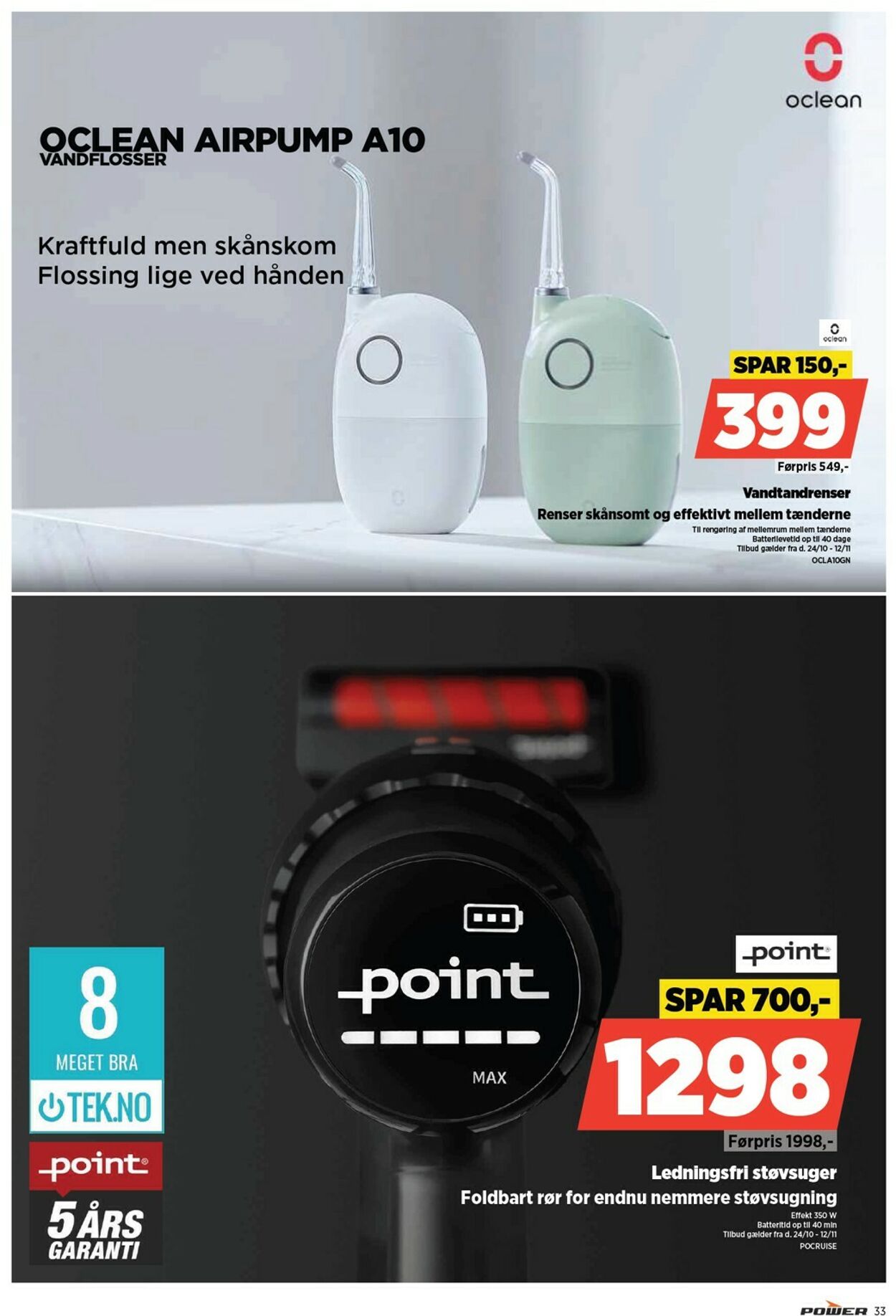Tilbud Power 27.10.2025 - 02.11.2025