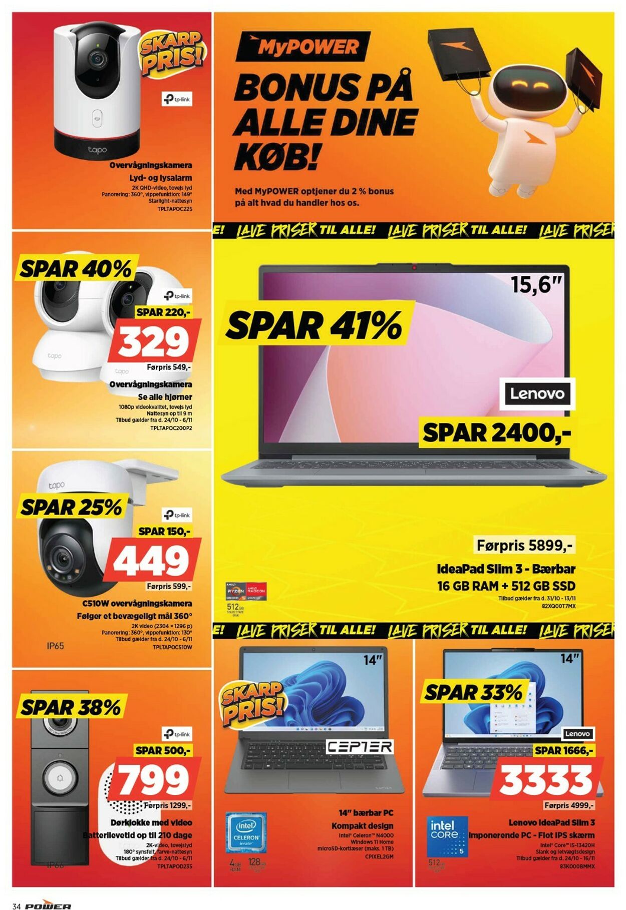 Tilbud Power 27.10.2025 - 02.11.2025