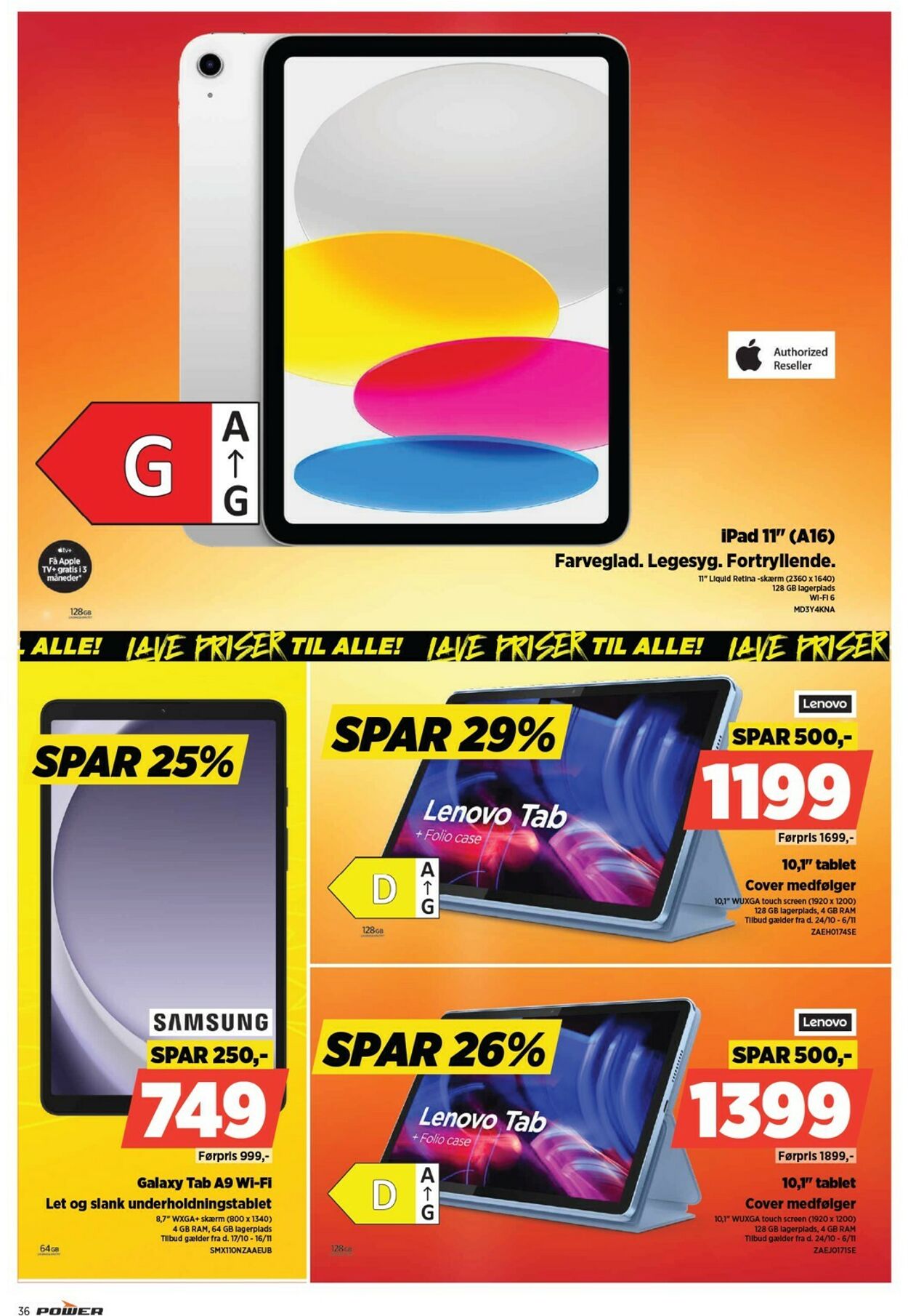 Tilbud Power 27.10.2025 - 02.11.2025