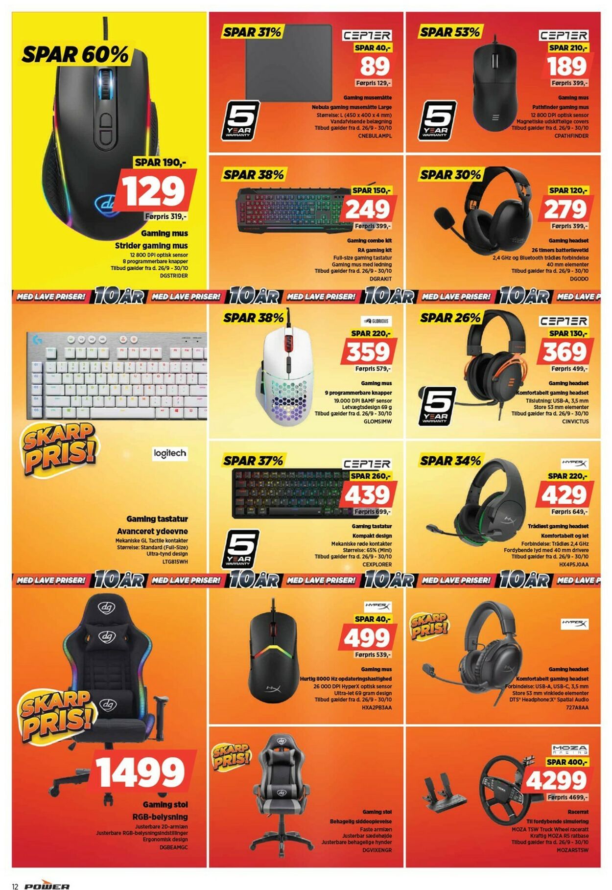 Tilbud Power 27.10.2025 - 02.11.2025
