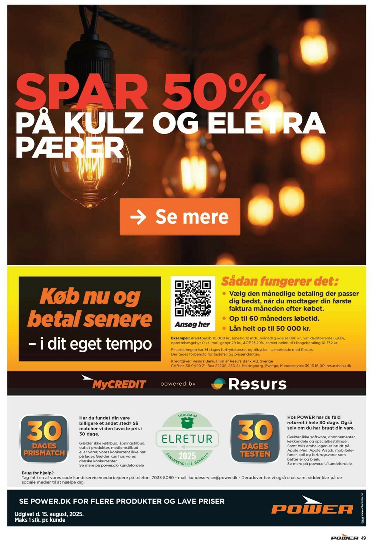 Tilbud Power 18.08.2025 - 24.08.2025