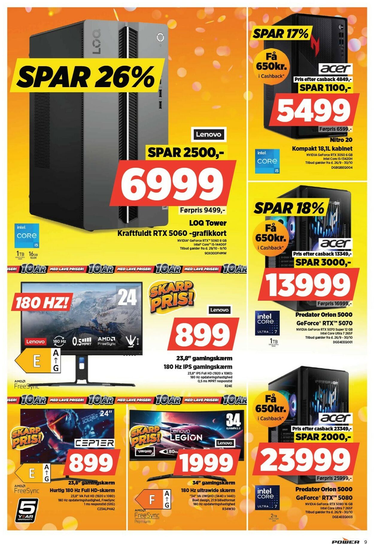 Tilbud Power 29.09.2025 - 05.10.2025