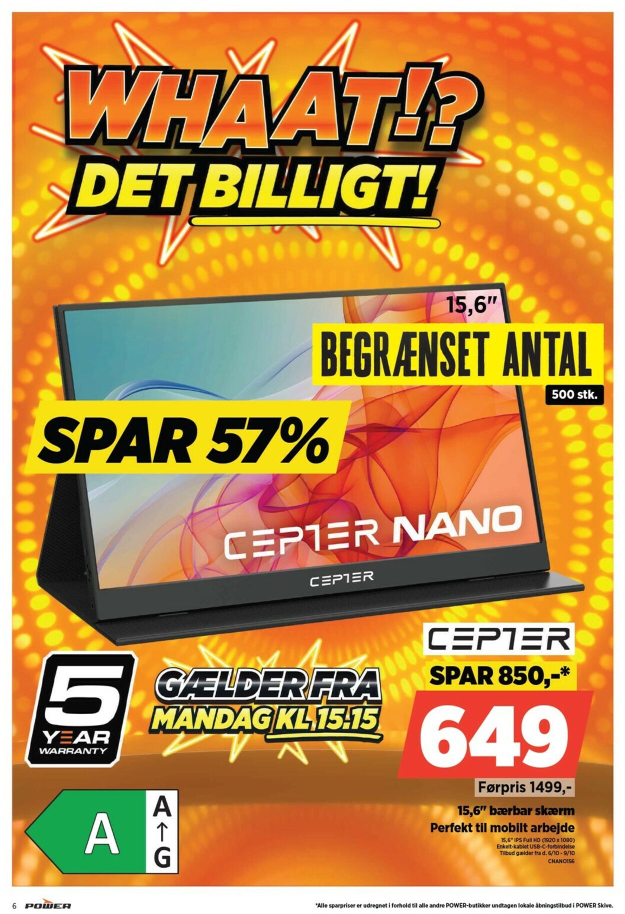 Tilbud Power 29.09.2025 - 05.10.2025