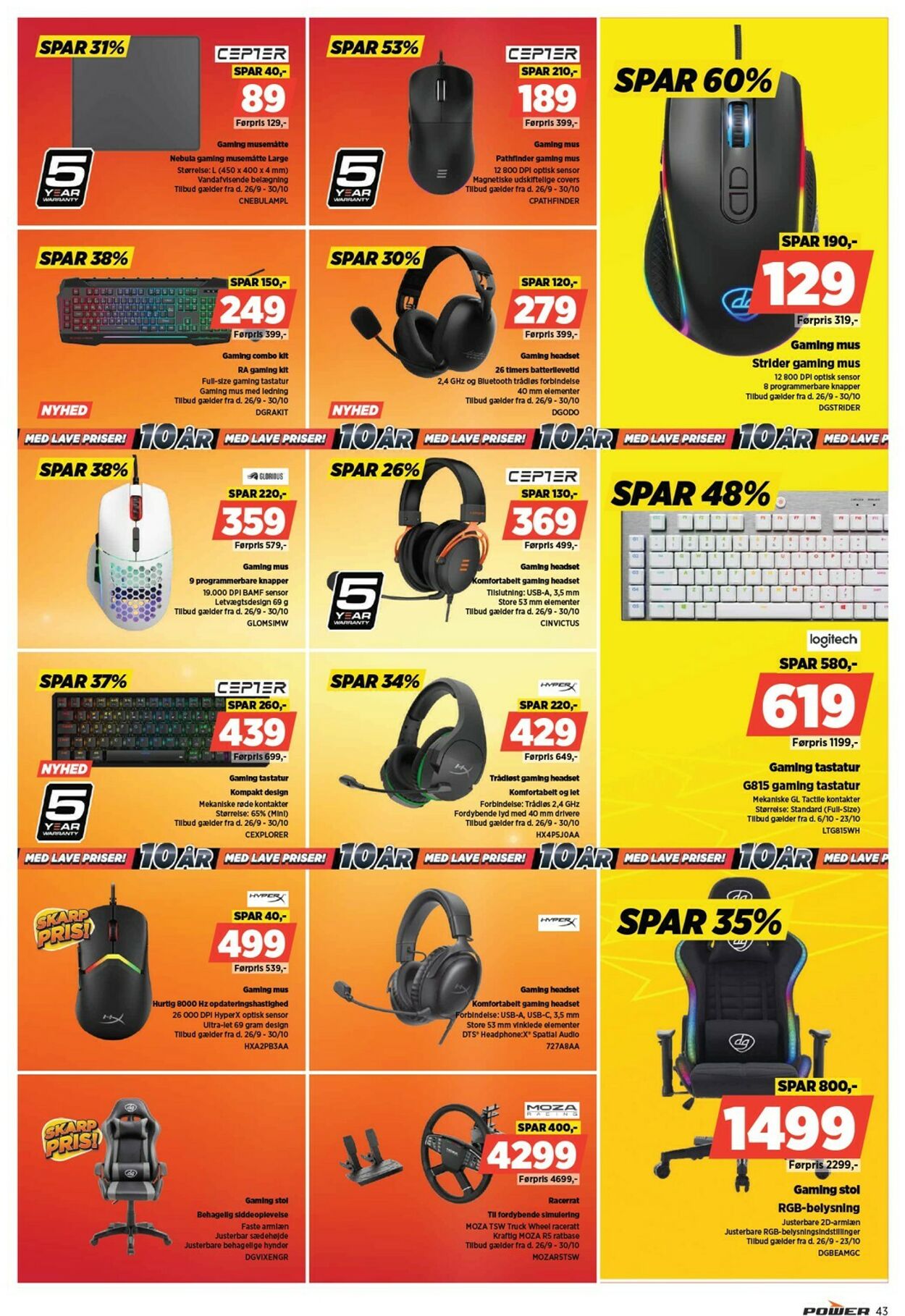 Tilbud Power 29.09.2025 - 05.10.2025
