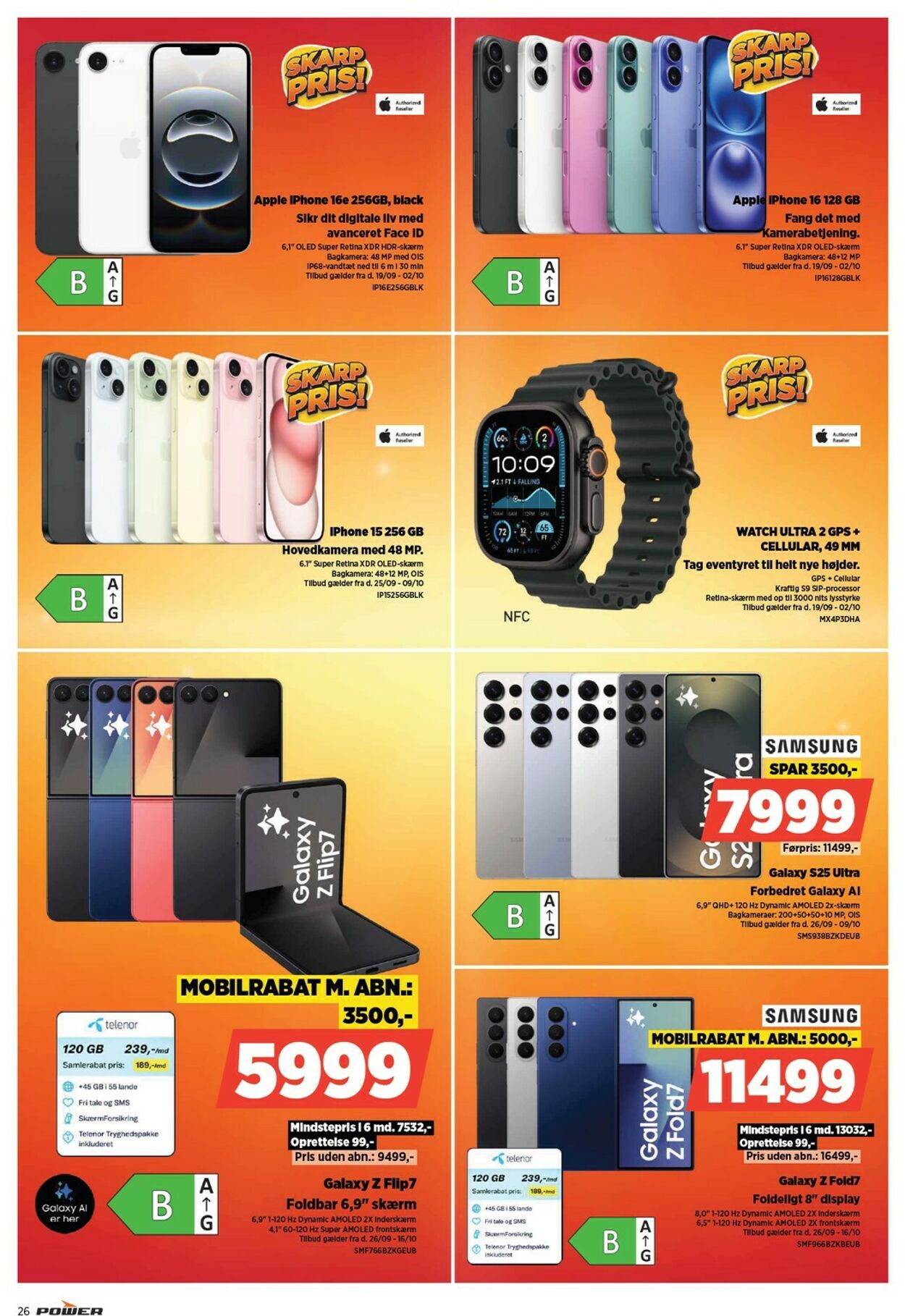 Tilbud Power 29.09.2025 - 05.10.2025