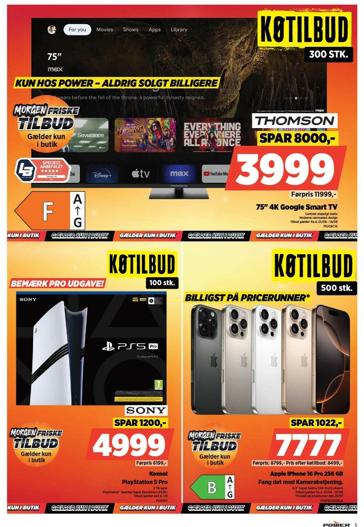 Tilbud Power 28.07.2025 - 03.08.2025