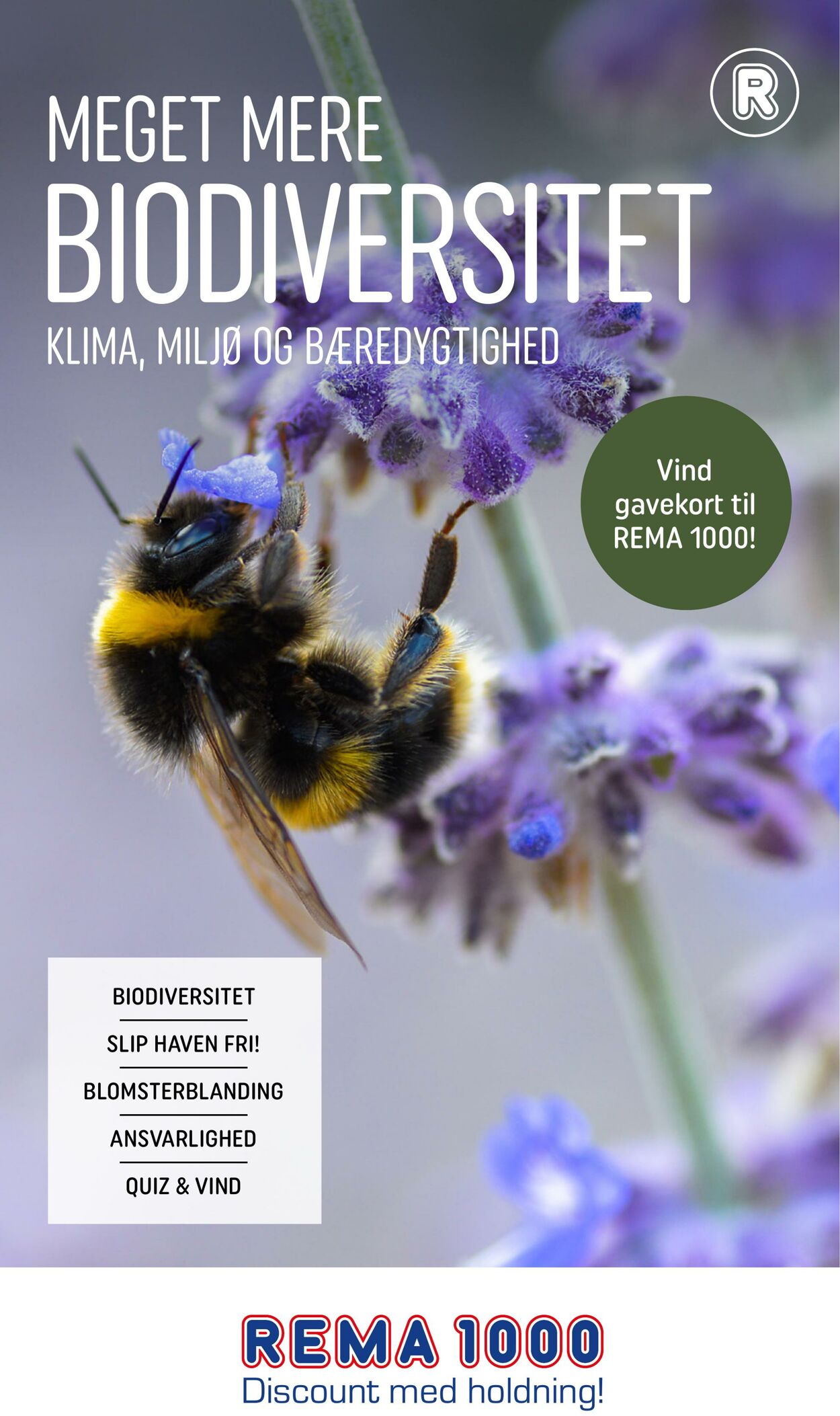 Tilbud Rema 1000 - Meget mere biodiversitet                                                                23.4.2024-6.5.2024 22 apr, 2024 - 6 maj, 2024